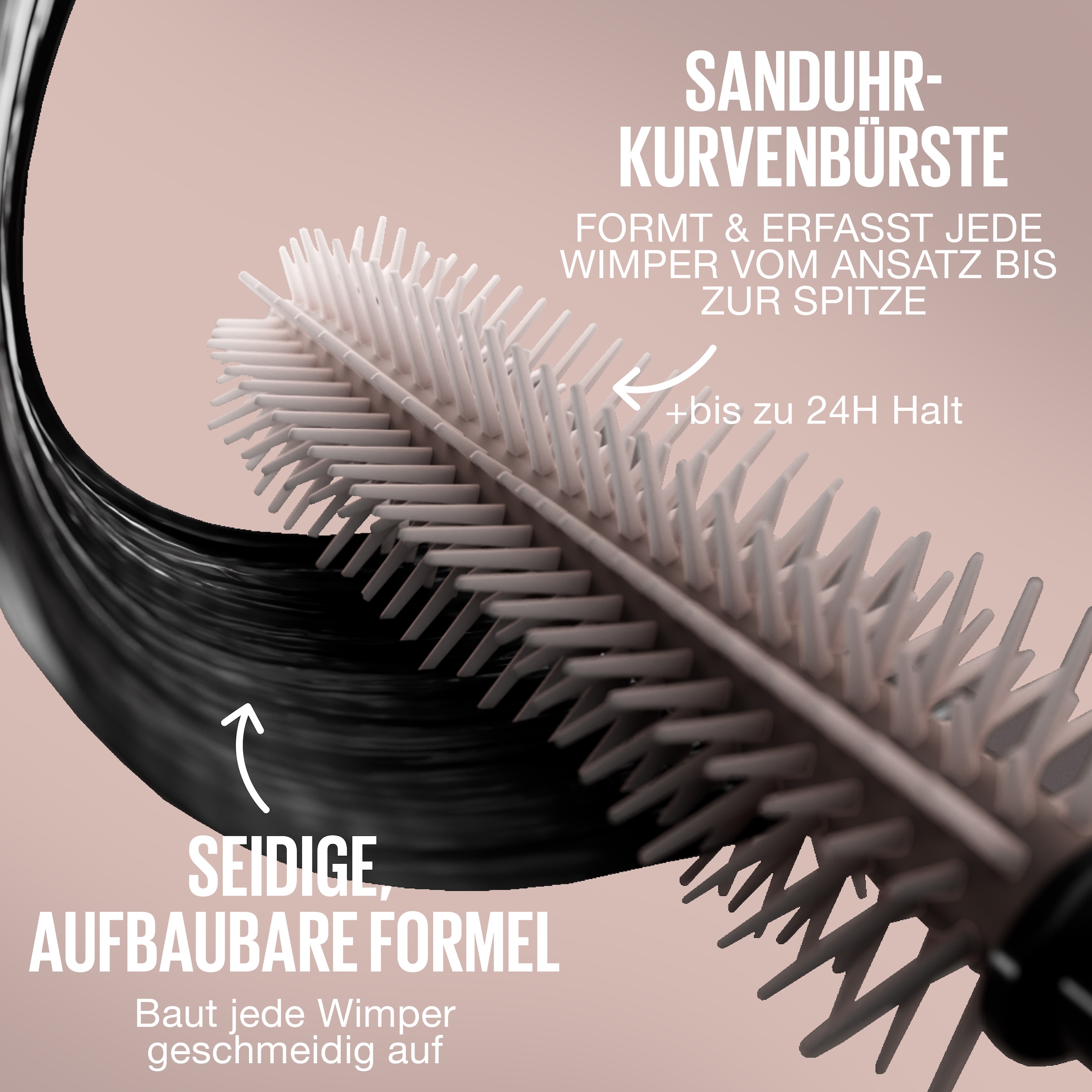 MAYBELLINE NEW YORK Mascara »LASH SENSATIONAL BODY MASCARA« voluminöse, perfekt geformte und geliftete Wimpern