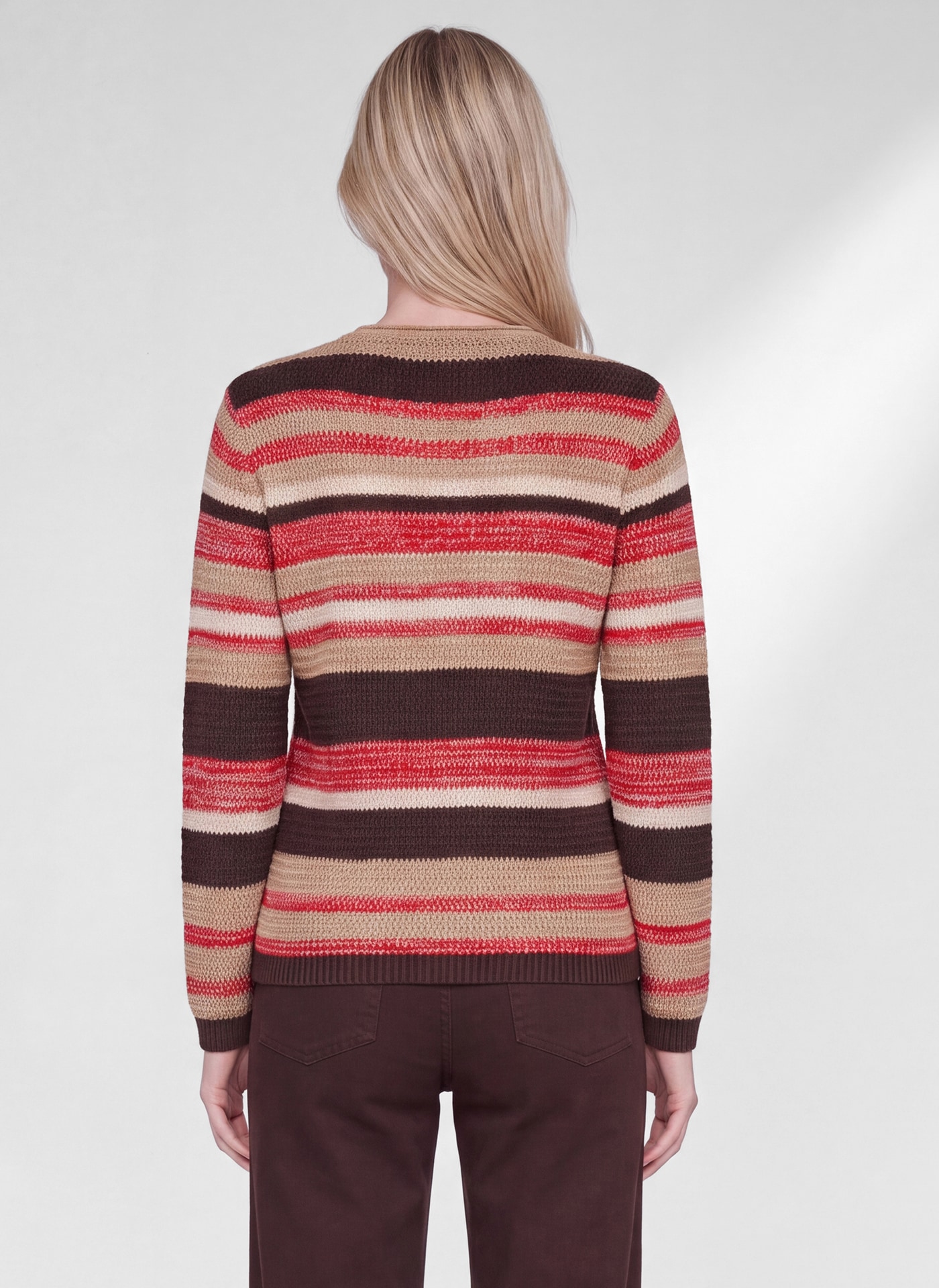 Rabe Strickpullover im Streifen-Look