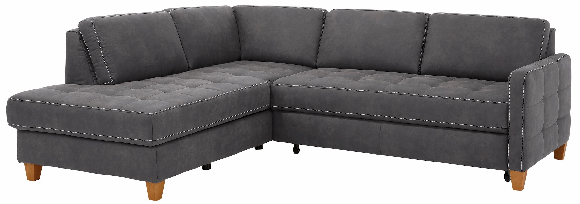Home affaire Ecksofa »Earl L-Form«, wahlweise auch mit Bettfunktion oder Bettfunktion mit Bettkasten