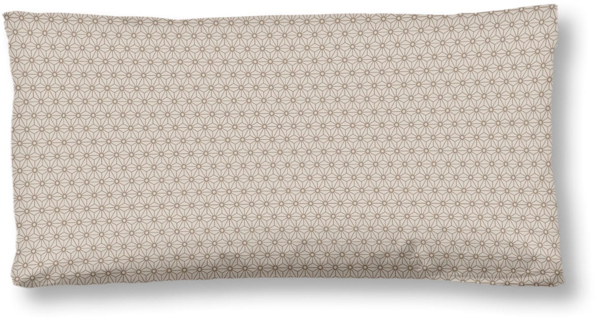 hip Kissenhülle »Alrune« Baumwolle, Mako-Satin, 40x80, 1 Stück, Reißverschluss, sand