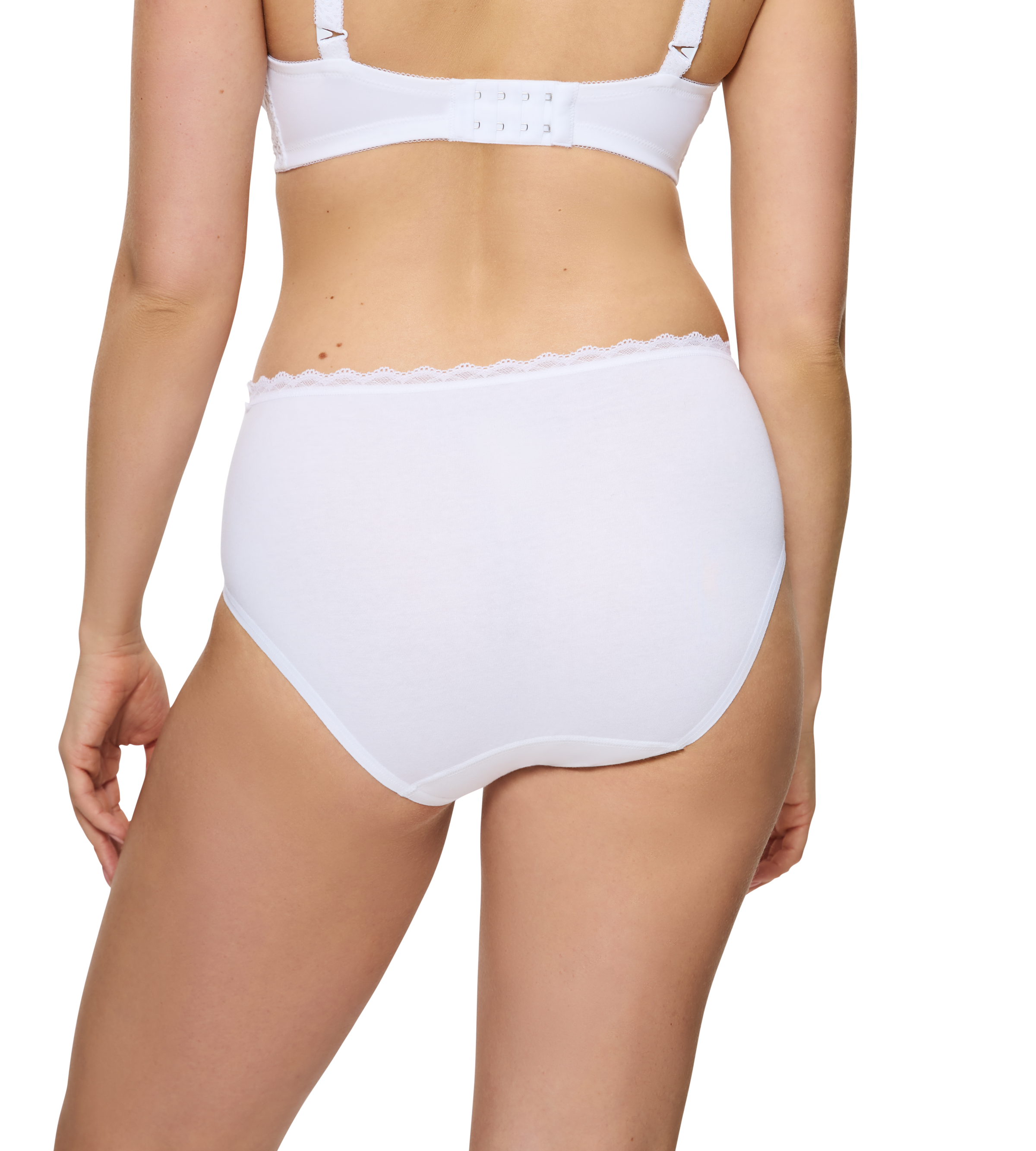 Triumph Midislip »Feel Of Cotton«, weich, ohne Seitennaht, schmales Spitzenband