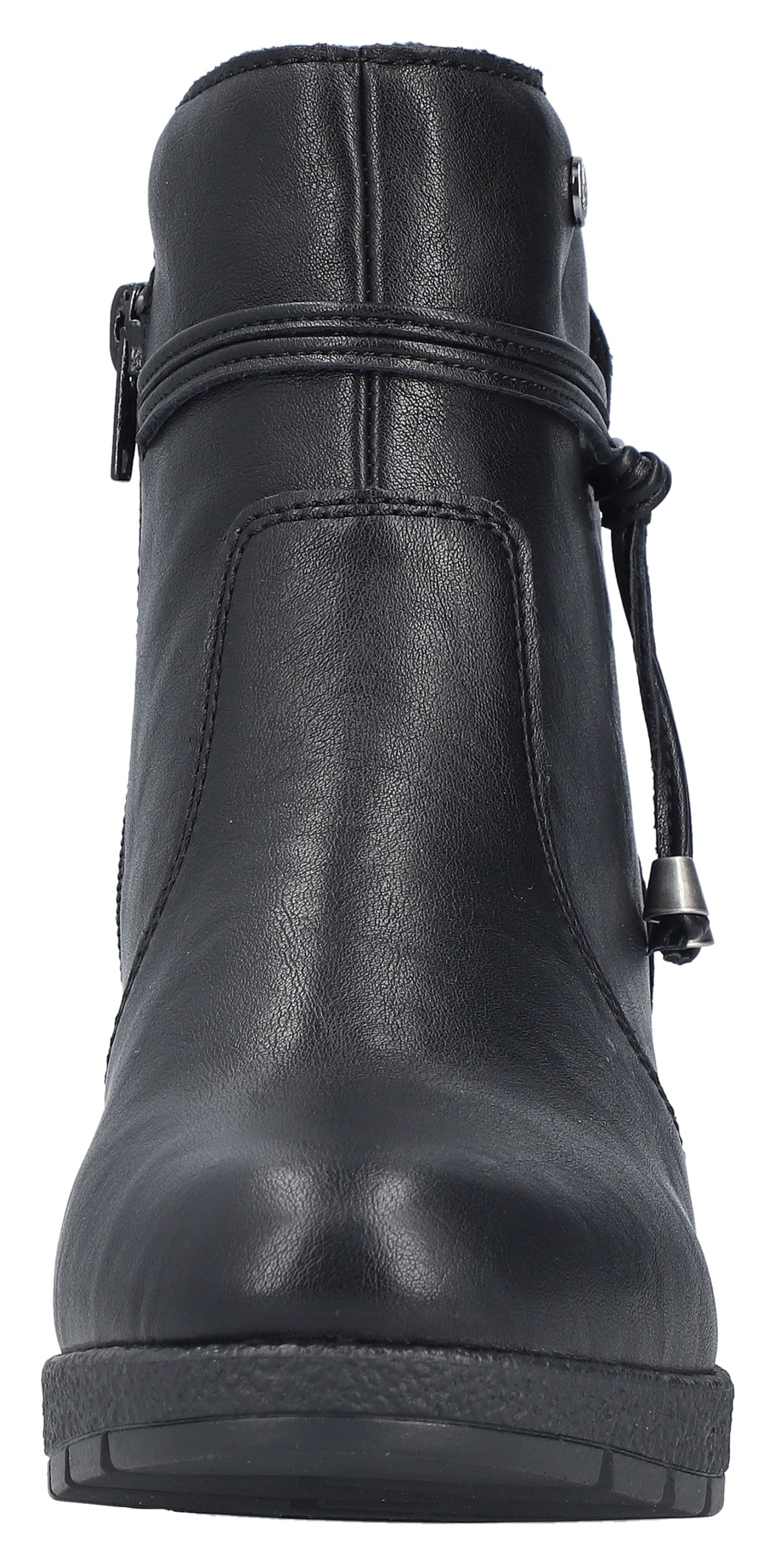 Rieker Stiefelette, Businessstiefelette, Blockabsatz, Boots mit Innenreißverschluss