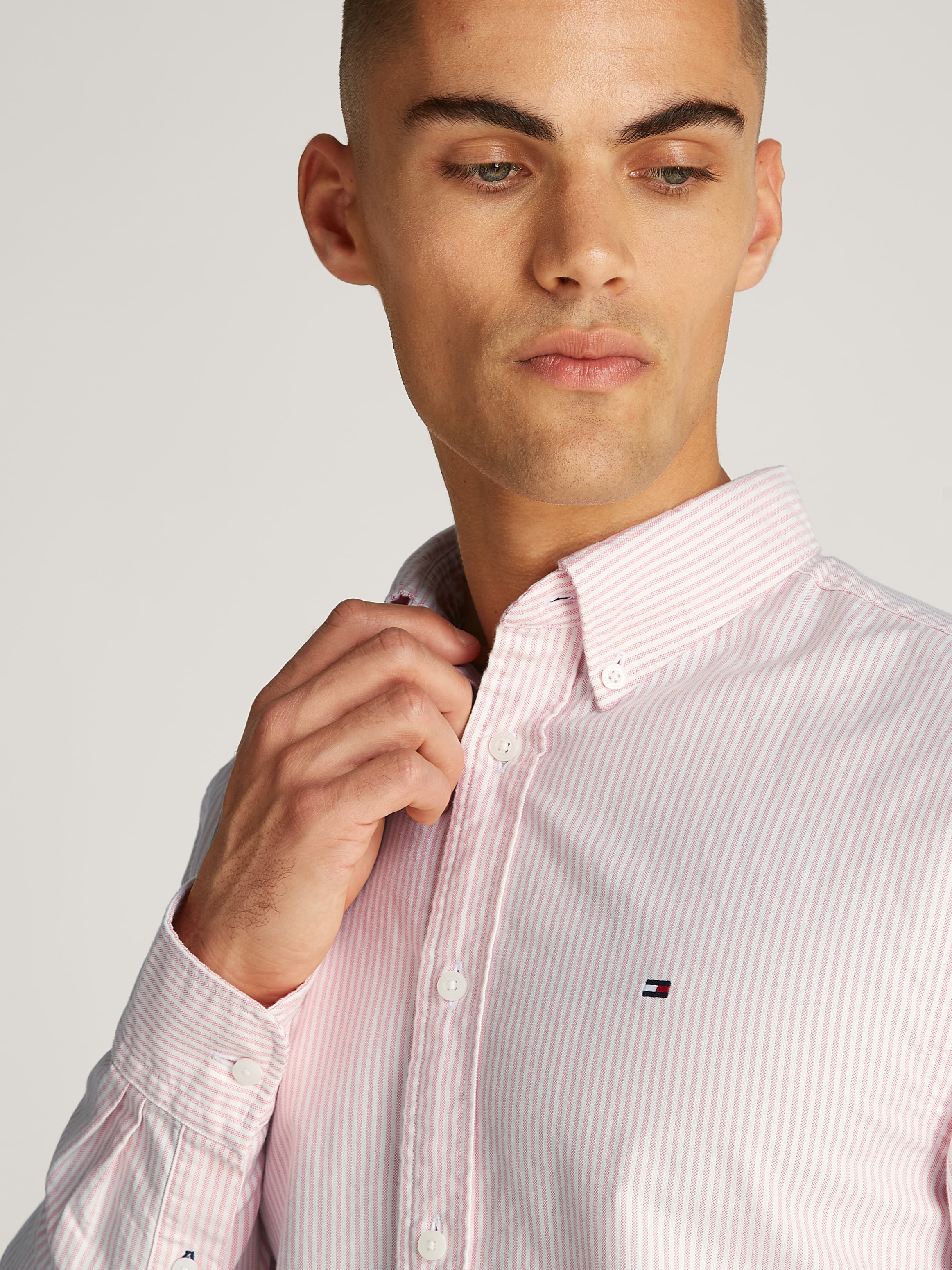 Tommy Hilfiger Langarmhemd »HERITAGE OXFORD STRIPE RF SHIRT«