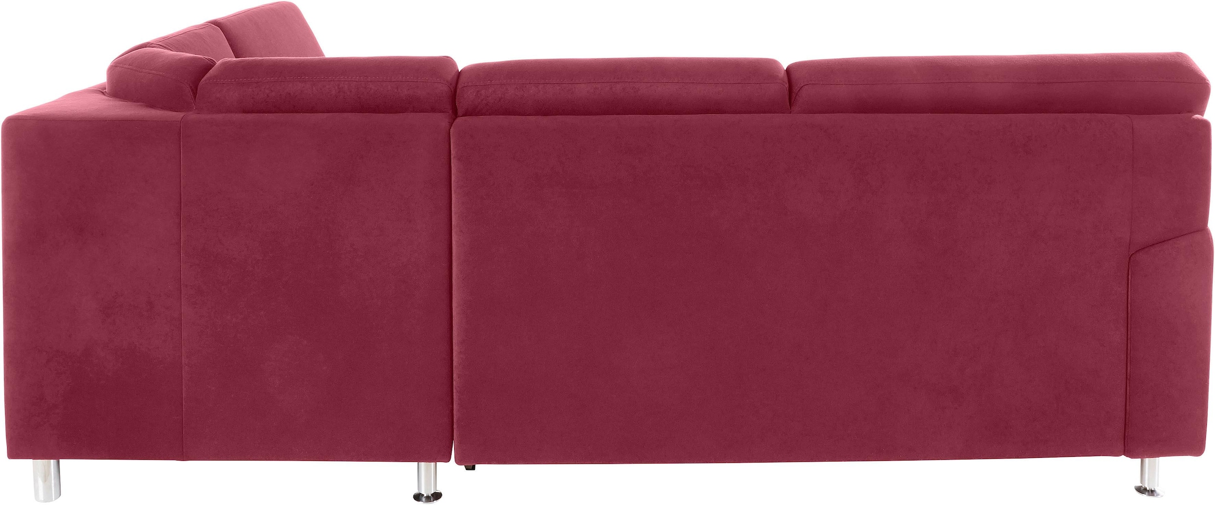 sit&more Ecksofa »Belfort L-Form«, wahlweise mit Vorziehsitz und Bettkasten