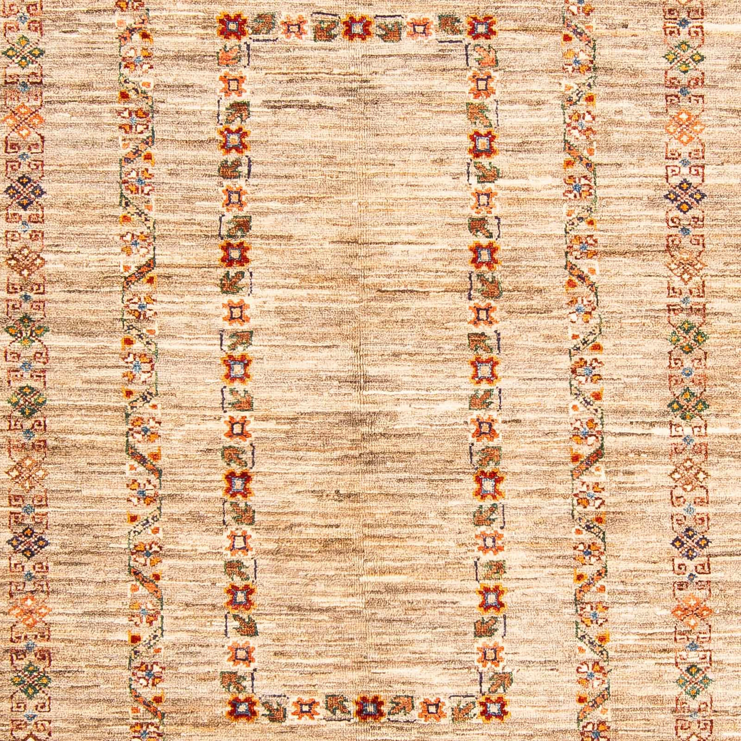 morgenland Orientteppich »Perser - Nain - 141 x 69 cm - beige«, rechteckig, Wohnzimmer, Handgeknüpft, Einzelstück mit Zertifikat