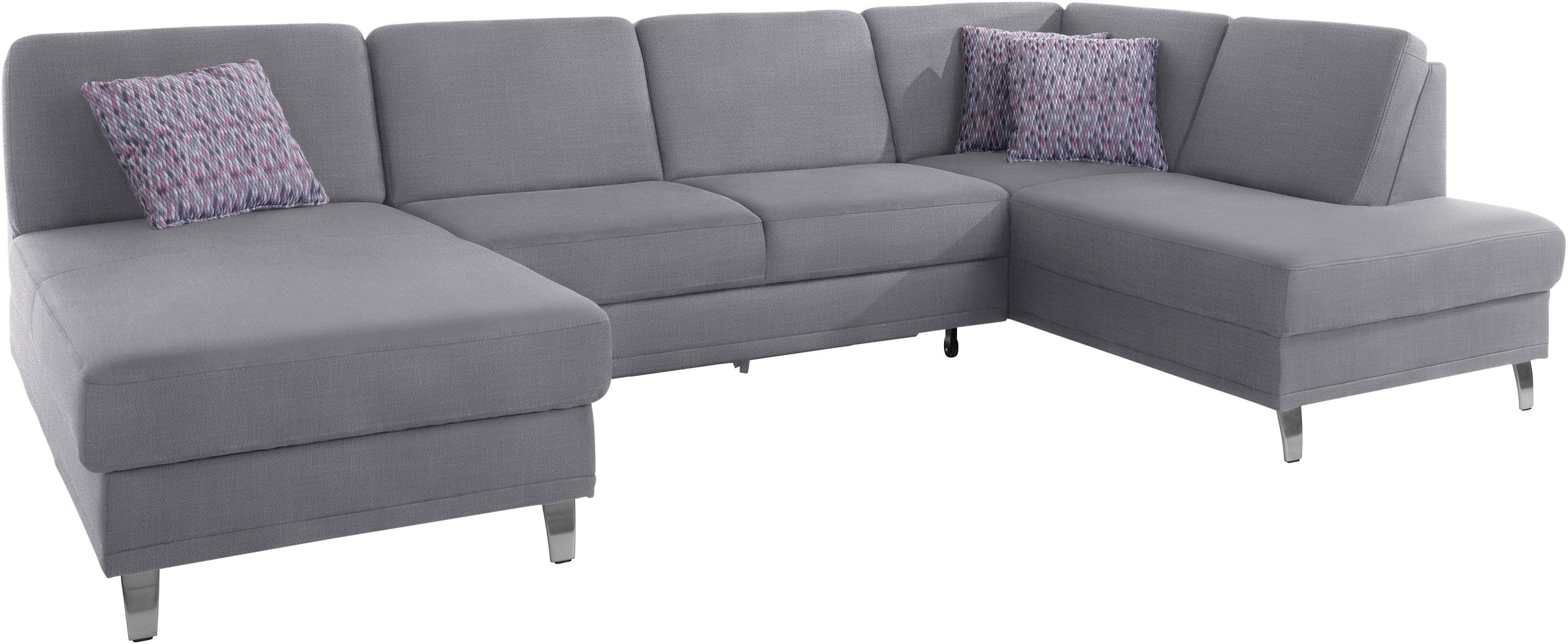 sit&more Wohnlandschaft »Clio U-Form«, wahlweise mit Bettfunktion und Bettkasten, inklusive Federkern