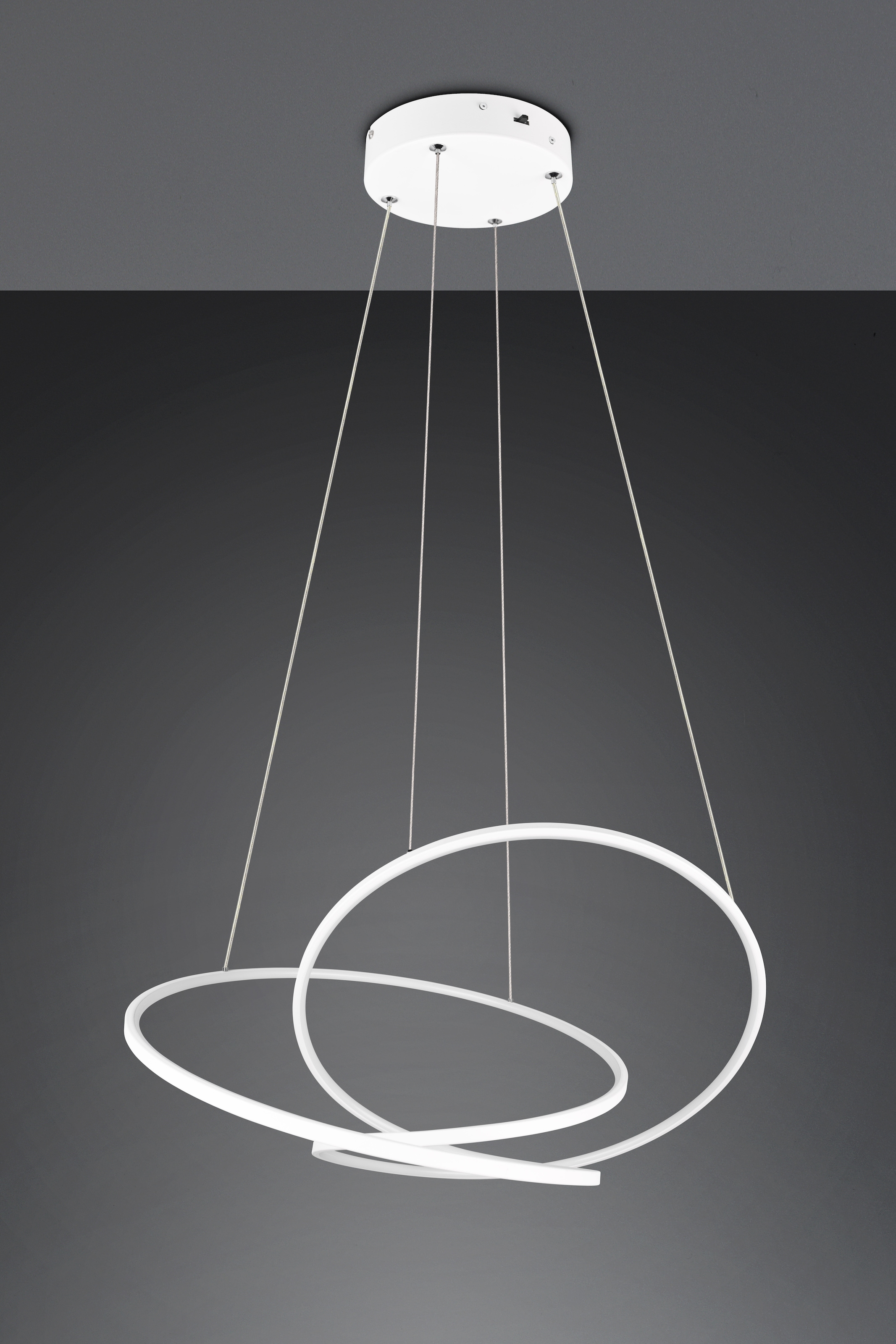 TRIO Leuchten LED Pendelleuchte »DARVIN, LED Hängelampe 52W 6700 Lumen, dimmbar, Lichtfarbe einstellbar«, 1 flammig, Leuchtmittel LED-Board | LED fest integriert, CCT 2300/3000/4000K warmweiß-kaltweiß, höhenverstellbar bis max 150cm