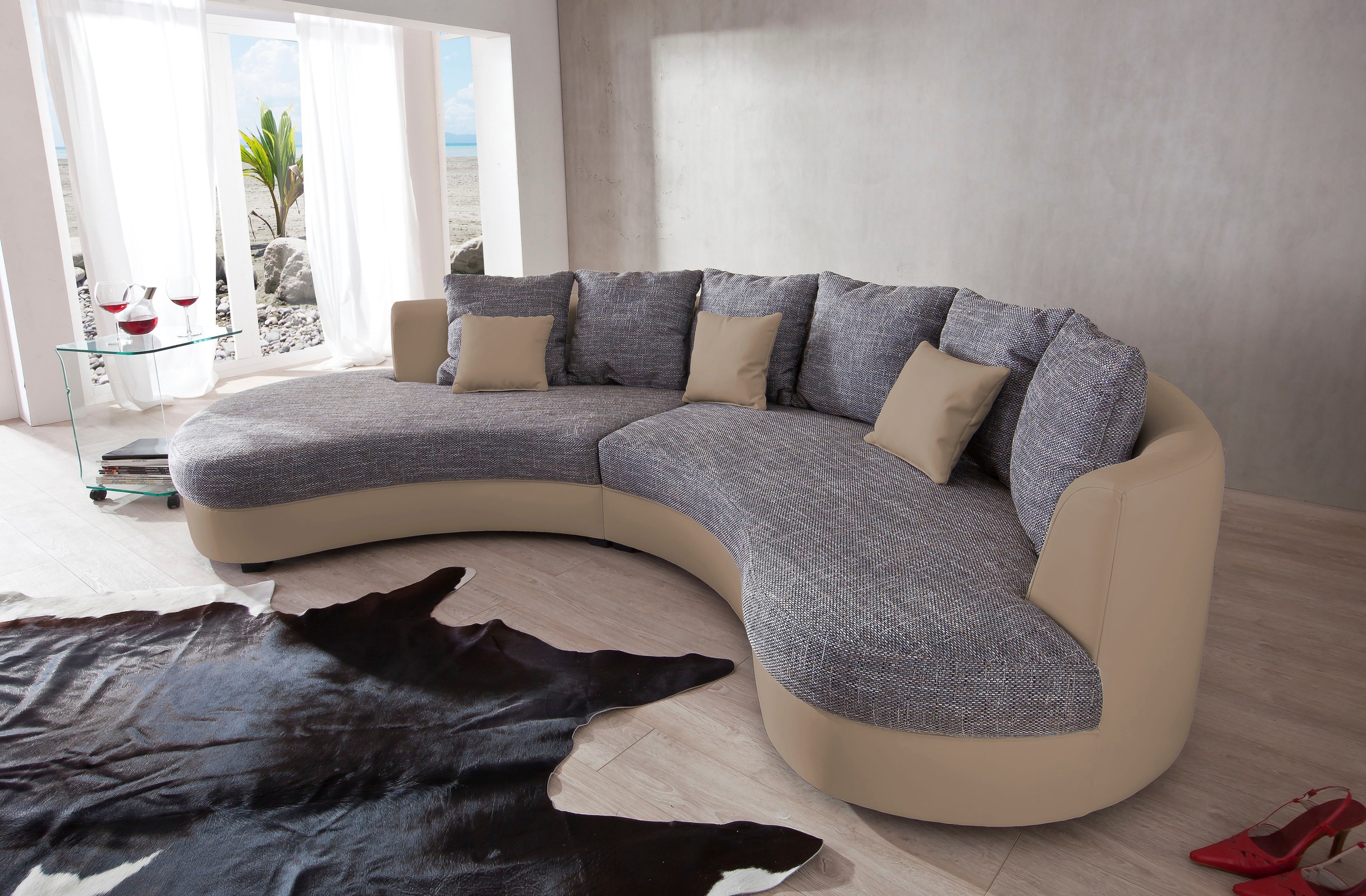INOSIGN Ecksofa »Limoncello organische Formensprache, OTTOs Choice, L-Form« günstig online kaufen