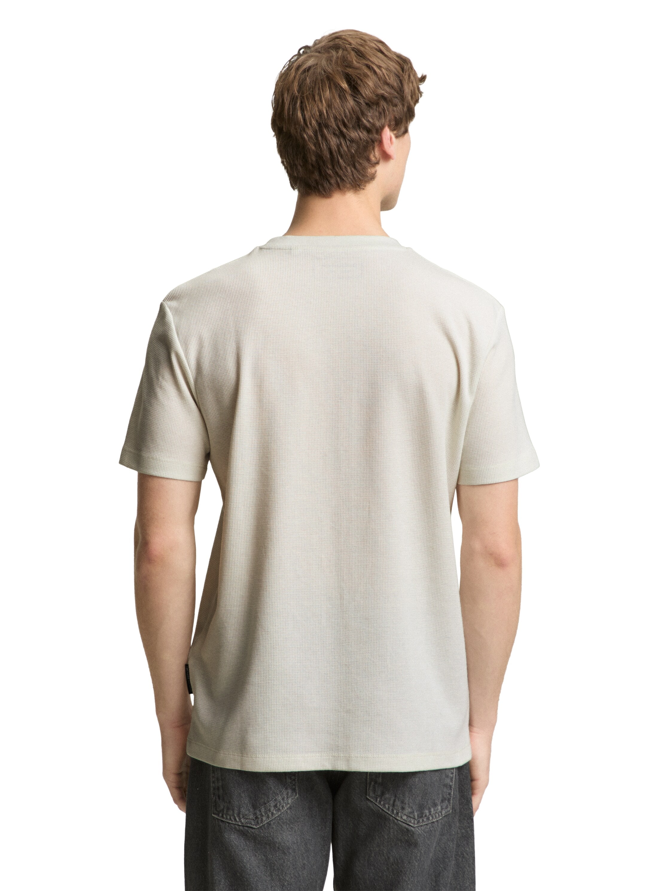 TOM TAILOR Denim T-Shirt in Piqué-Qualität