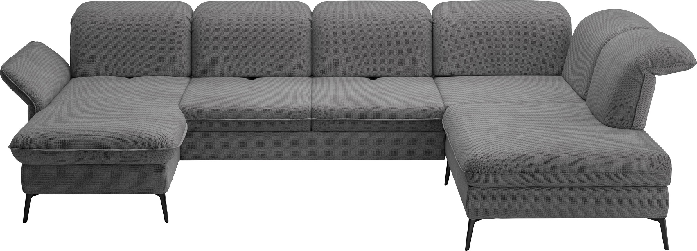 sit&more Wohnlandschaft »Emely«, mit Sitztiefenverstellung optional mit Bettfunktion und Bettkasten