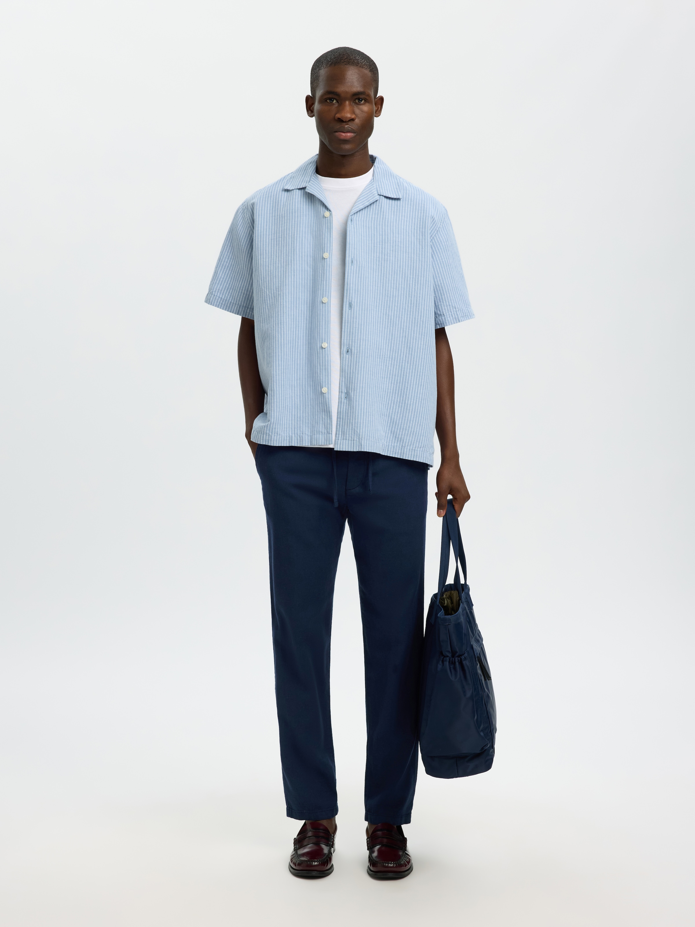 SELECTED Chinohose »SLH172-SLIMTAPE BRODY LINEN PANT NOOS«  mit Leinen