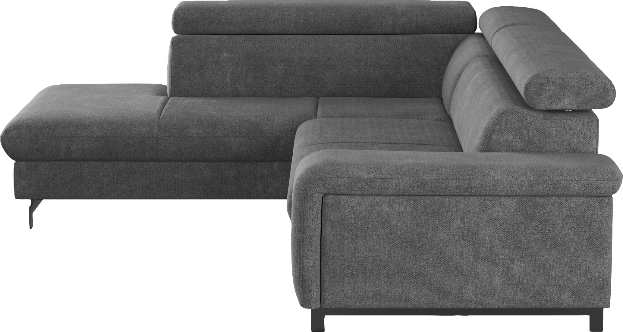 COTTA Ecksofa »Emma L-Form«, mit Kopfteilverstellung, wahlweise mit Bettfunktion & Bettkasten