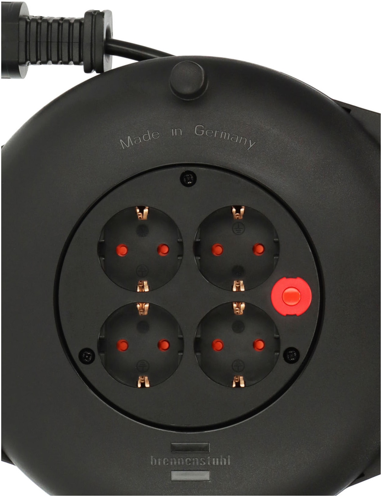 Brennenstuhl Stromkabel »Vario Line Kabelbox VL2-X 4-fach H05VV-F3G1.5« Typ F (Schuko) Typ F (Schuko) 1.000 cm