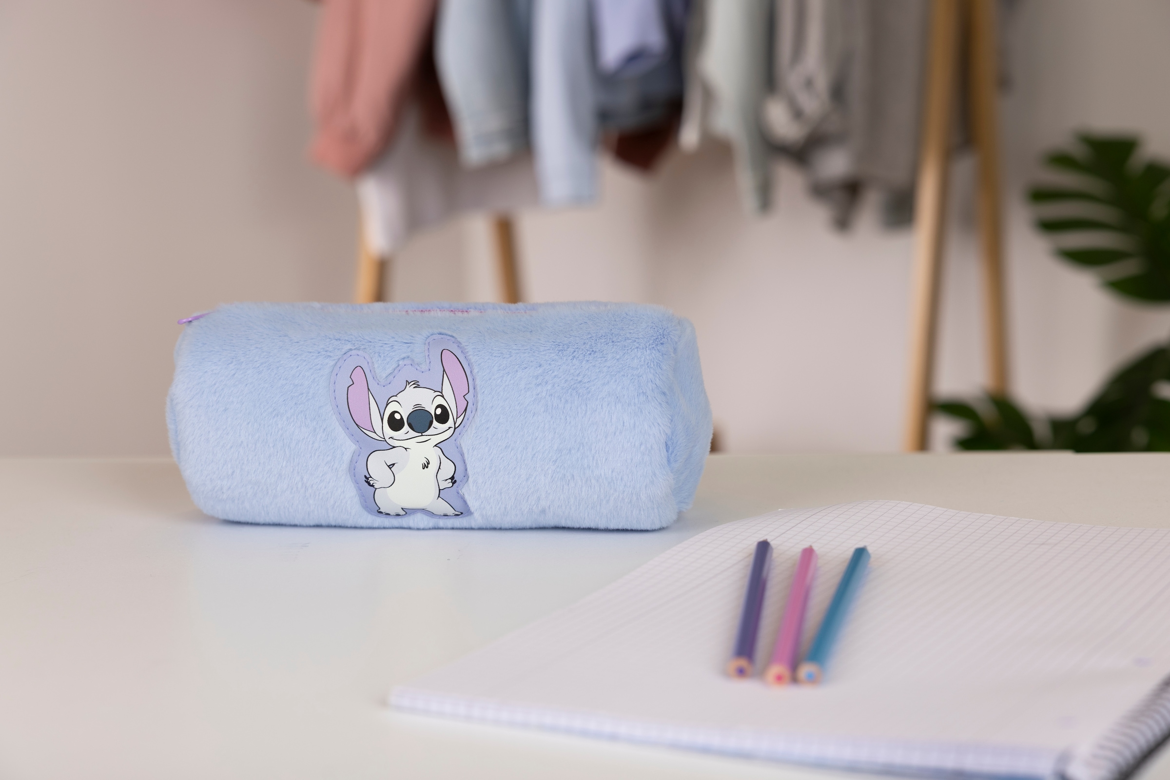 UNDERCOVER Kinderrucksack »Stitch Plüsch« inklusive Schlampermäppchen und Notizbuch