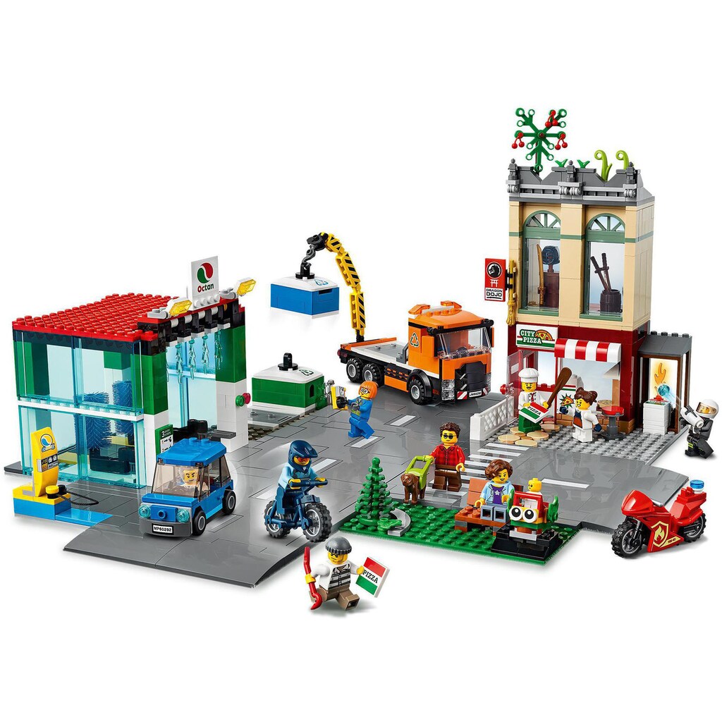LEGO® Konstruktionsspielsteine »Stadtzentrum (60292), LEGO® City Community«, (790 St.), Made in Europe
