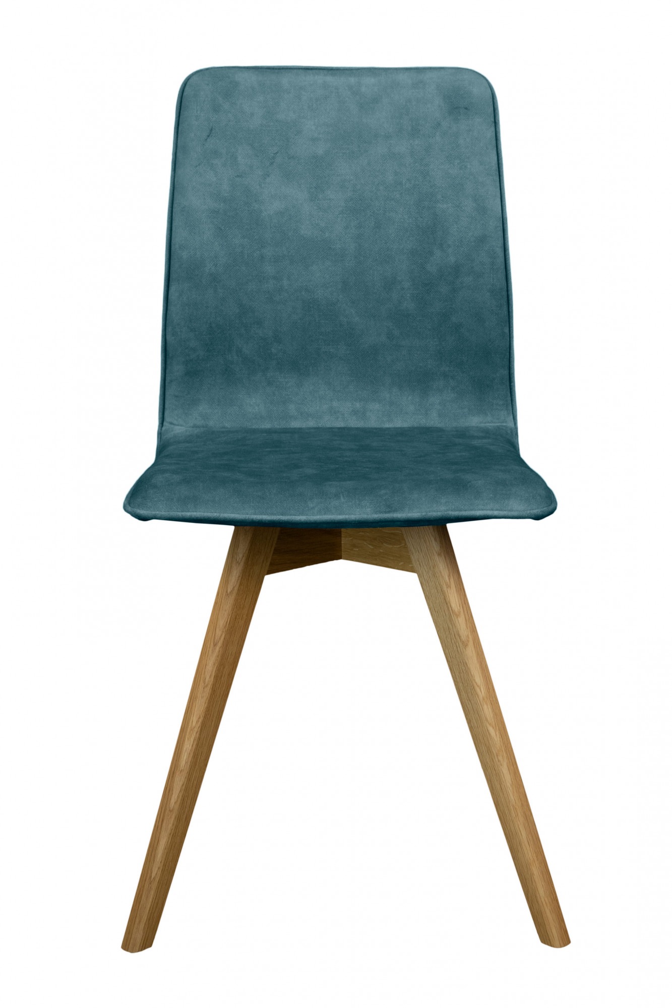 andas Esszimmerstuhl »Rania«, (Set), 2 St., Samtvelours, Massivholzgestell, mit Keder