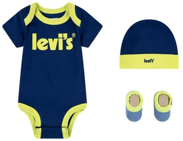 Levi's® Kids Kurzarmbody »Neugeborenen-Geschenkset«, (Set, 3 tlg.), UNISEX
