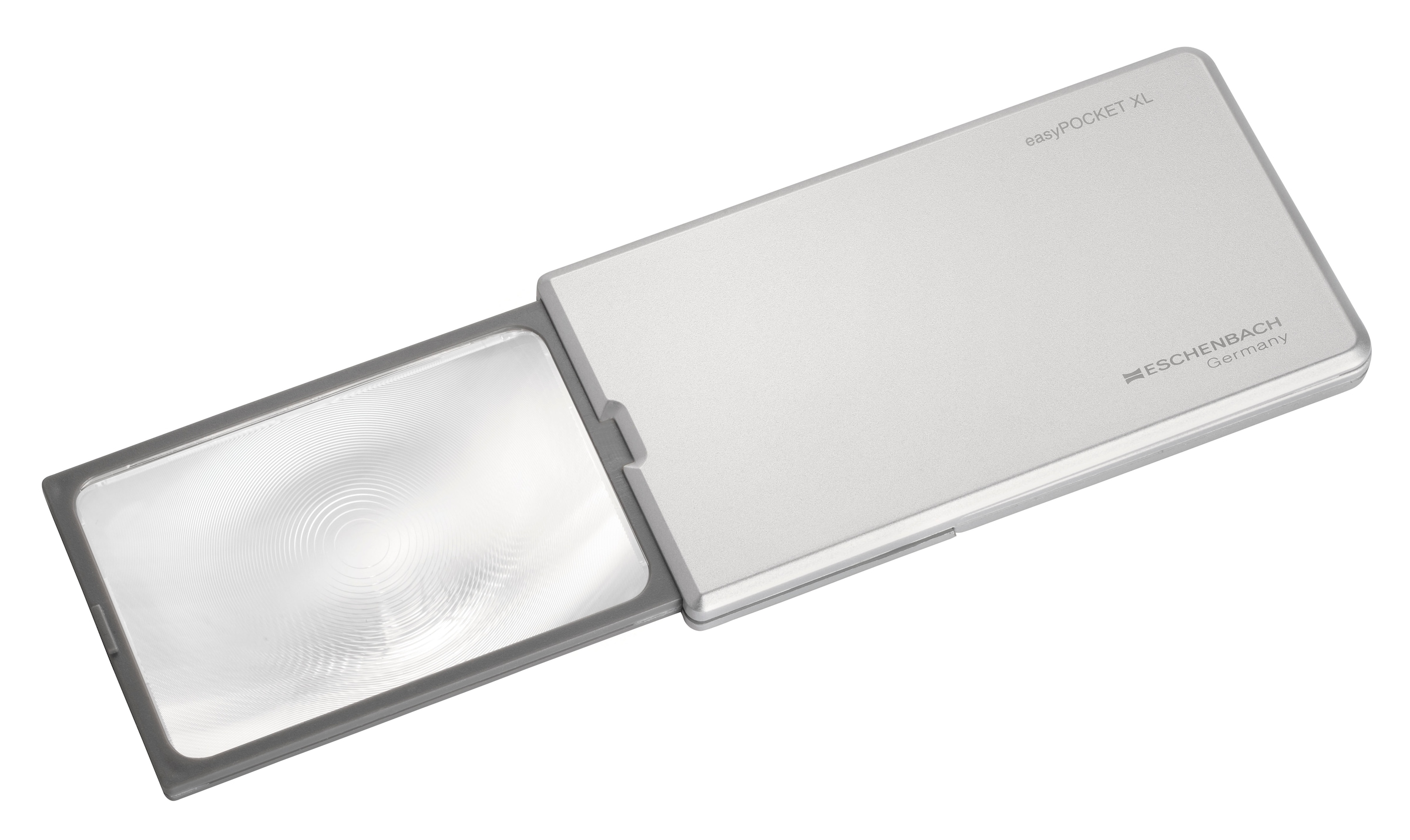 Eschenbach Optik Taschenlupe »easyPOCKET XL«, (1 tlg.), LED-Technik, 2,5-fach Vergrößerung, Standfuß