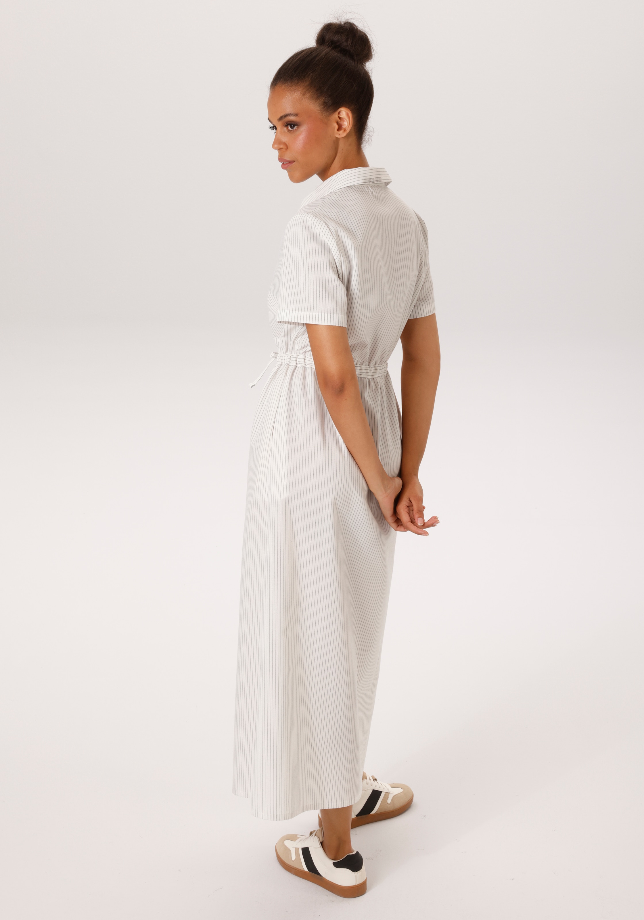 Aniston CASUAL Sommerkleid im edlen Nadelstreifen-Dessin - NEUE KOLLEKTION