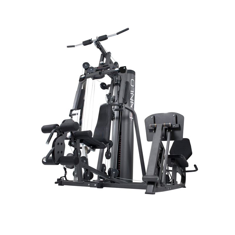 FINNLO BY HAMMER Kraftstation »Autark 2500« 16 Gewichtsblöcke Beinpresse, Butterflystange, Ruderfunktion und mehr, multifunktionale Fitnessstation,...