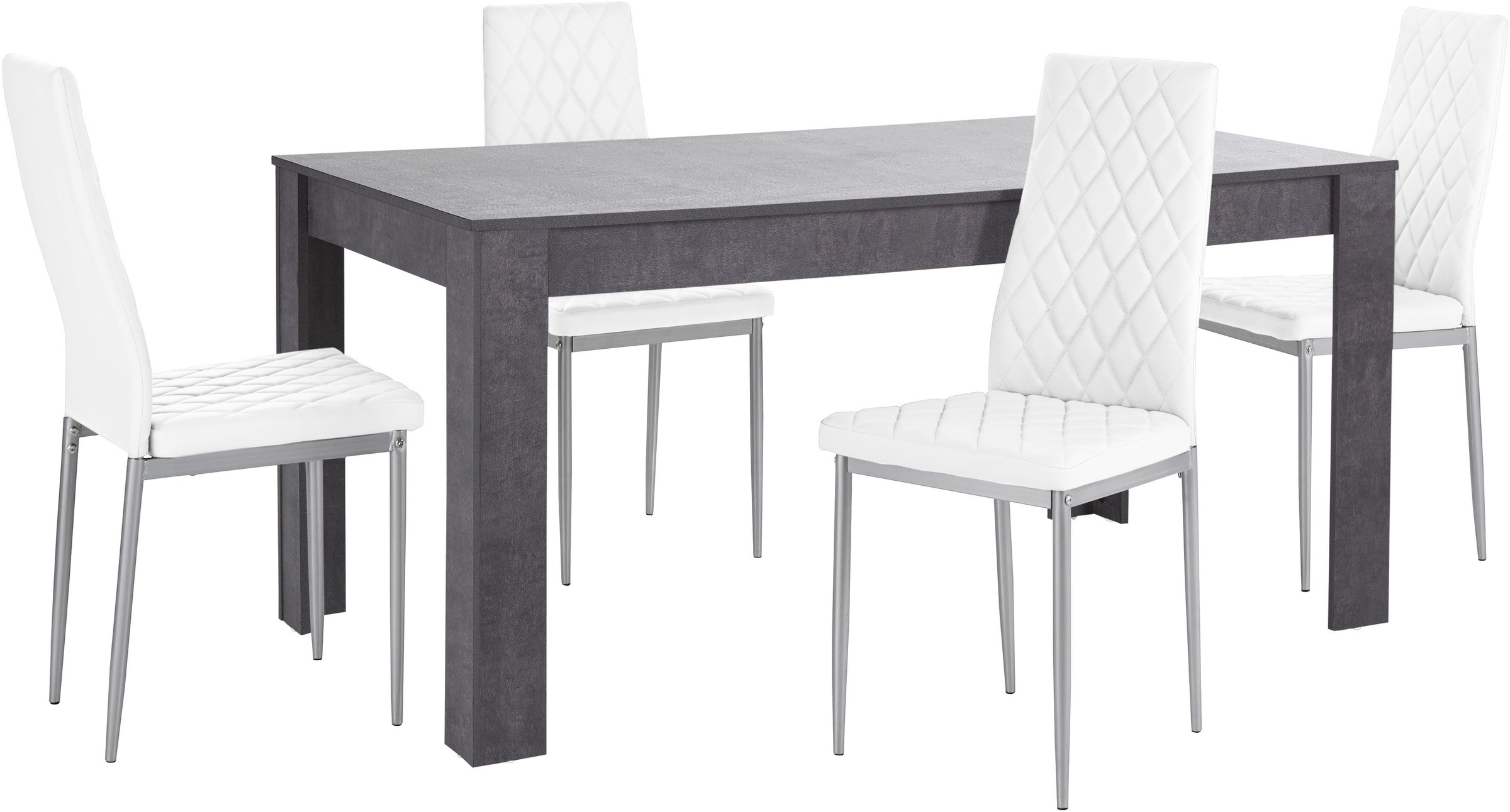 INOSIGN Essgruppe »Lynn160/Brooke«, (Set, 5 tlg.), Tisch mit 4 Stühlen günstig online kaufen