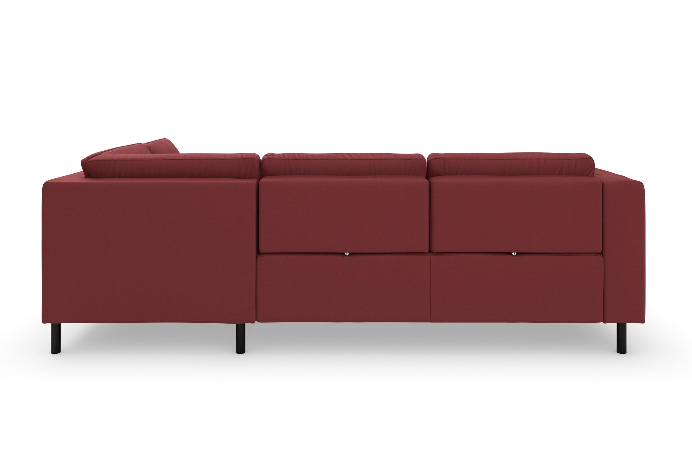 sit&more Ecksofa »Olsen L-Form«, inklusive Sitztiefenverstellung, wahlweise mit Bettfunktion, 15cm hoch