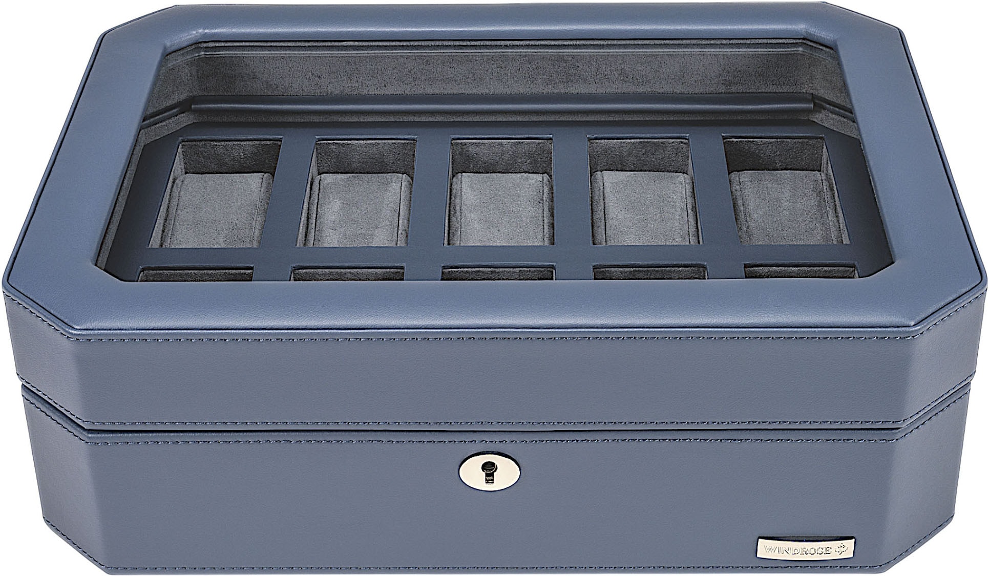 WINDROSE Uhrenbox »Tempora, 804011.05«, Aufbewahrung, Uhrenkasten, Ø max.40mm, Armbanduhr, Geschenkidee