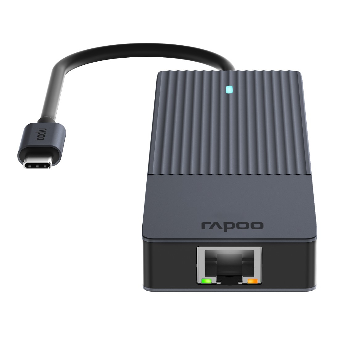 Rapoo USB-Adapter »UCM-2002 USB-C Multiport Adapter, 6in1, Grau« USB-C zu HDMI | RJ-45 (Ethernet) | USB 3.0 Typ A 18 cm