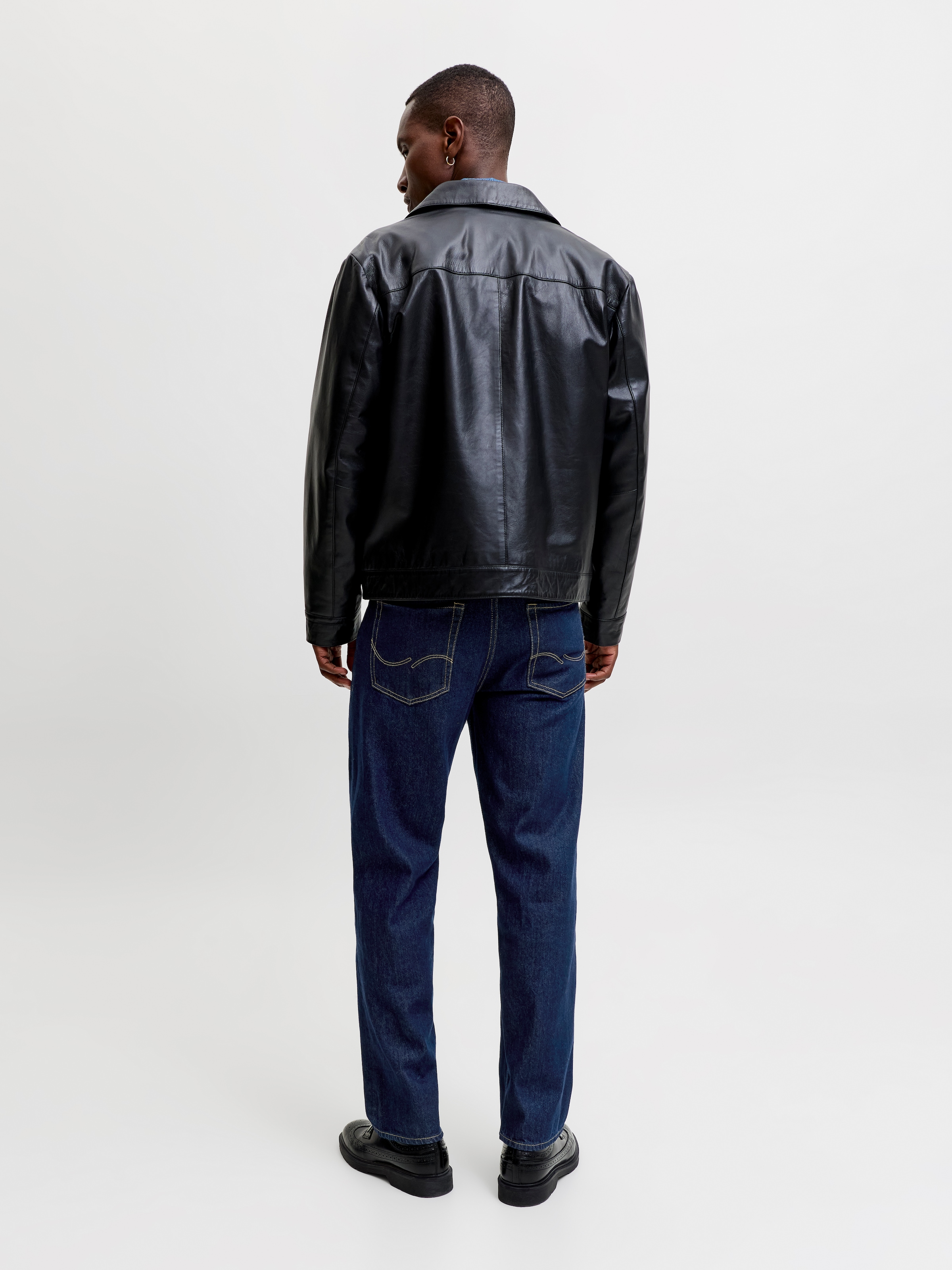 Jack & Jones Relax-fit-Jeans »JJIEDDIE mit hoher Taille und lockerer Passform« Baumwolle, relaxed fit