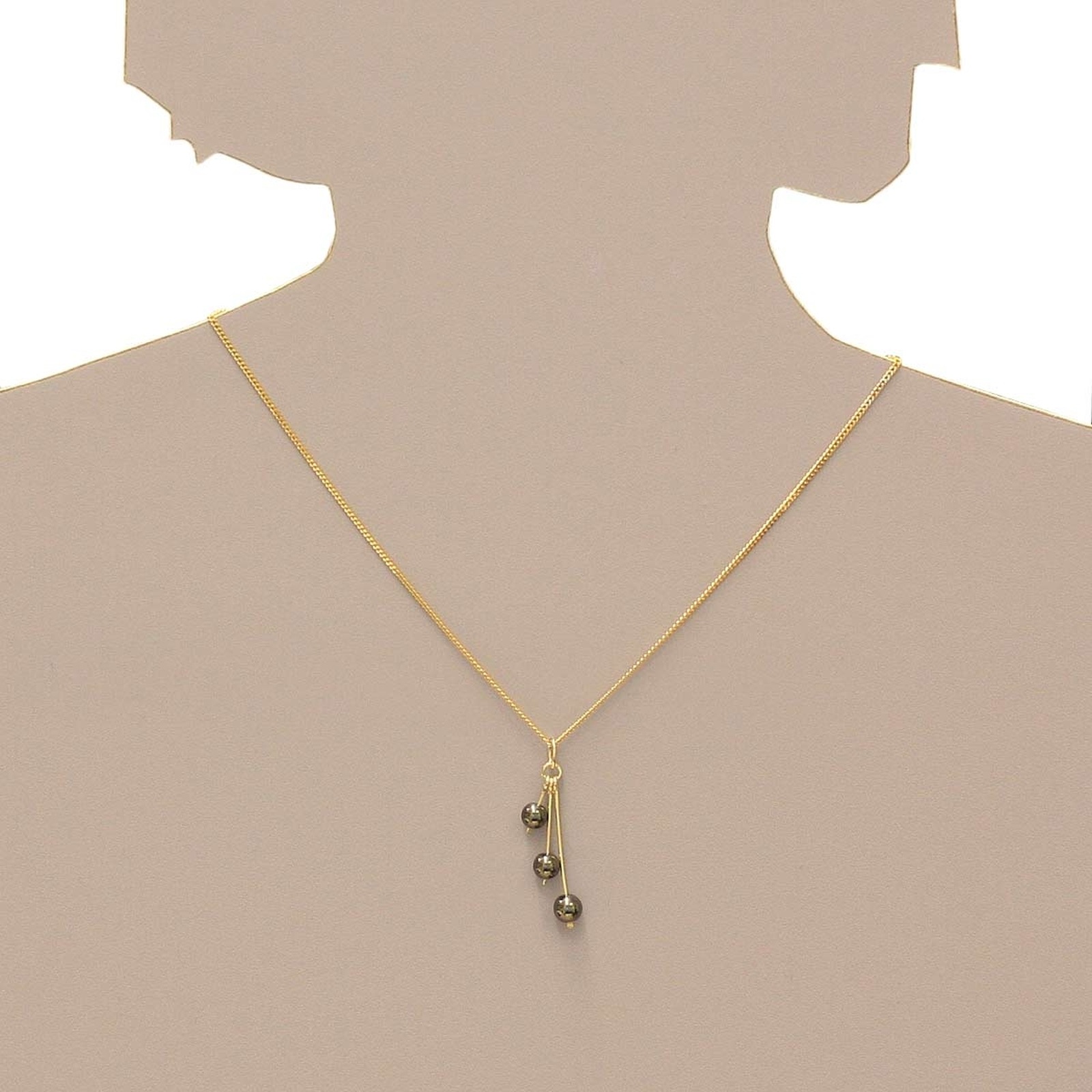 OSTSEE-SCHMUCK Kettenanhänger »Ostsee-Schmuck Anhänger Kugel 6 mm Hämatit« (1 Stk. tlg.)