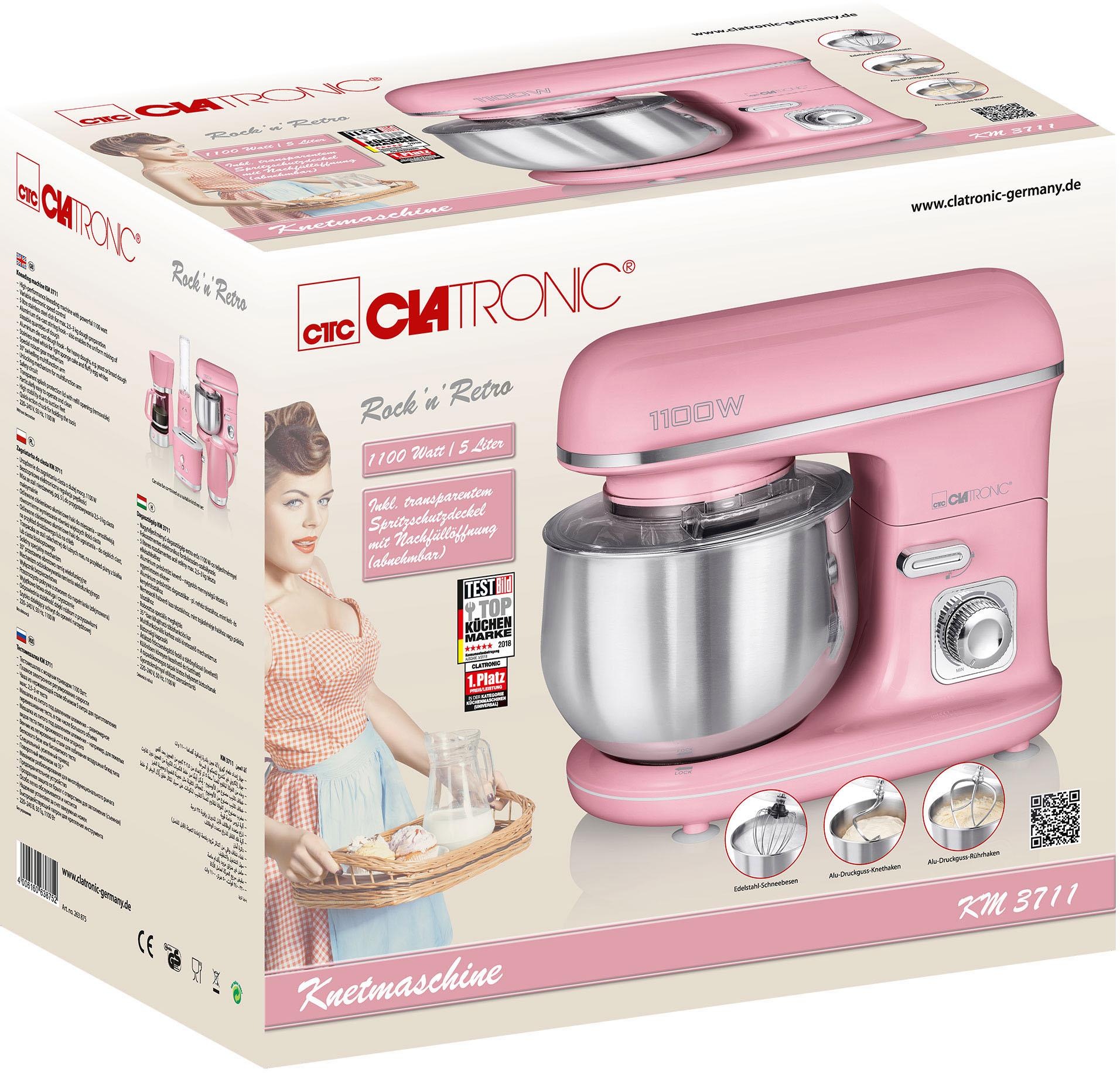 CLATRONIC Küchenmaschine »KM 3711 pink«