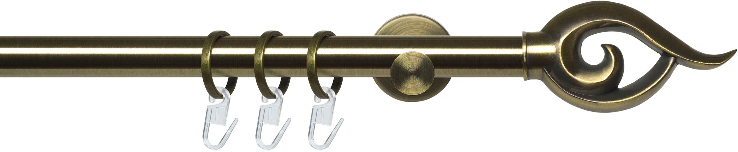Liedeco Gardinenstange »Stilgarnitur 20 mm Blues Bessie«, 1 läufig-läufig, günstig online kaufen