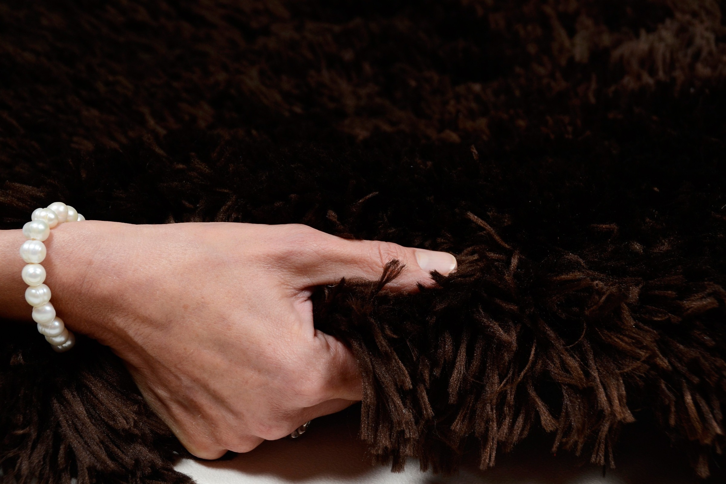 THEKO Hochflor-Teppich »Flokato«, rechteckig, 60 mm Höhe, Uni Farben, handgetuftet, flauschig weich, Wohnzimmer