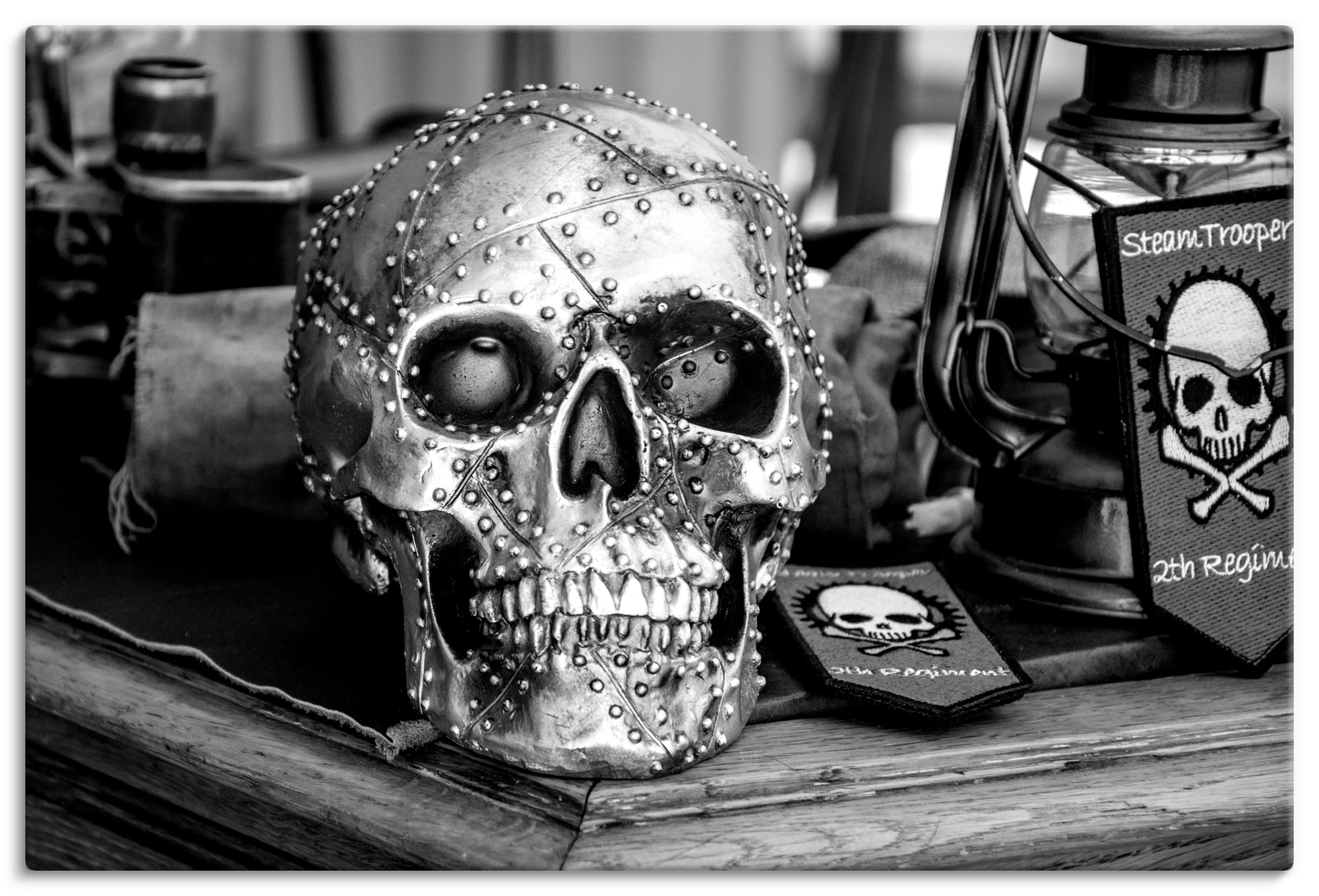 Artland Wandbild »Totenkopf« klassische Fantasie 1 Stk. tlg. als Leinwandbi günstig online kaufen