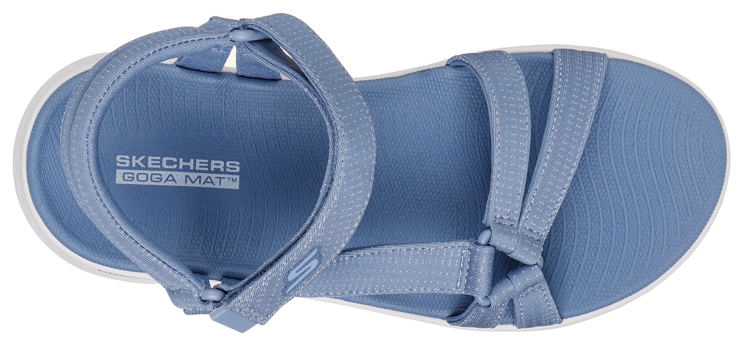 Skechers Sandale »GO WALK FLEX SANDAL-SUBLIME-X«, Sommerschuh, Sandalette, Klettschuh, mit Goga Mat Footbed