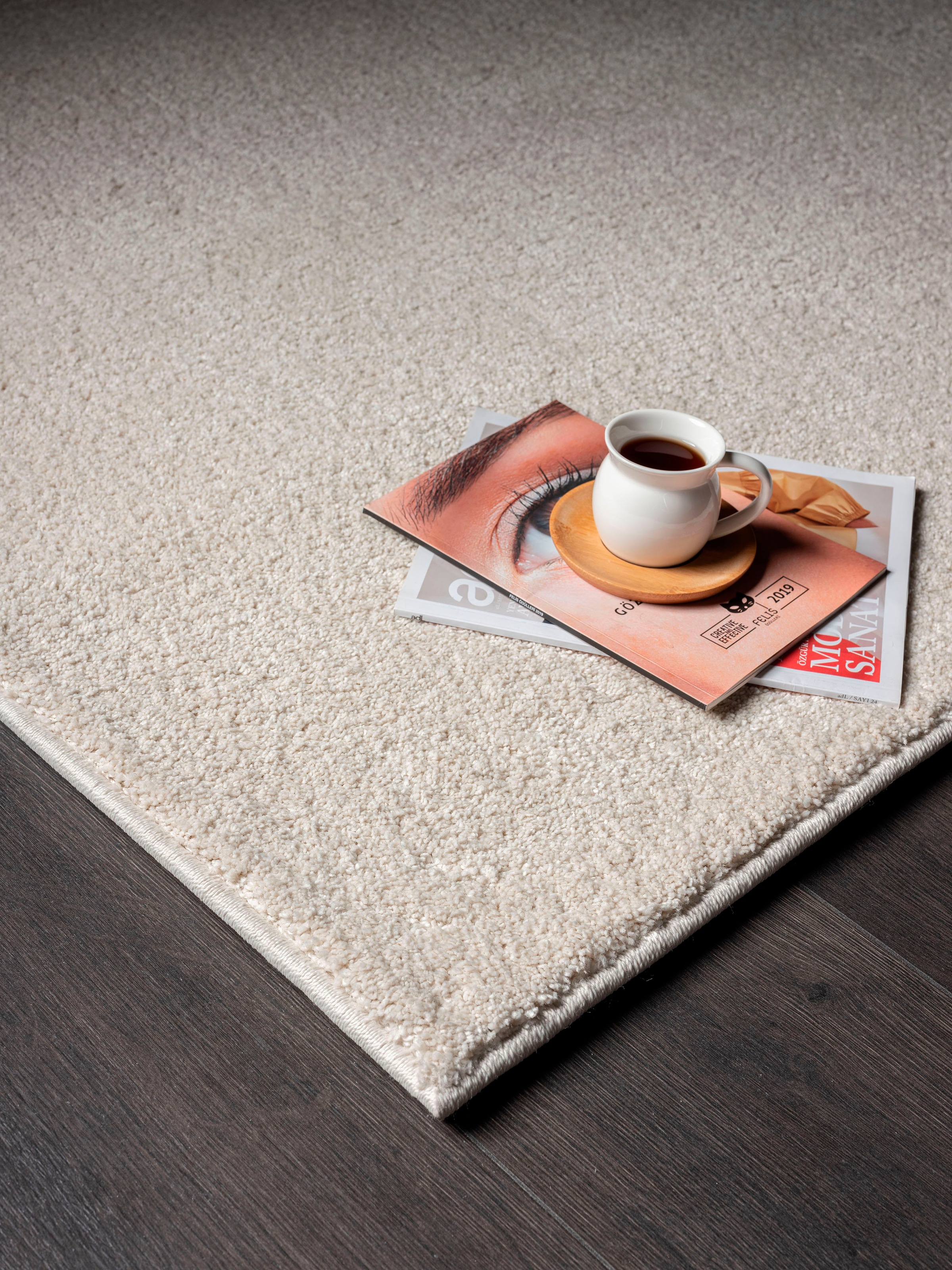 merinos Teppich »Montana«, rechteckig, 20 mm Höhe, Kurzflor, Uni-Farben, besonders weich