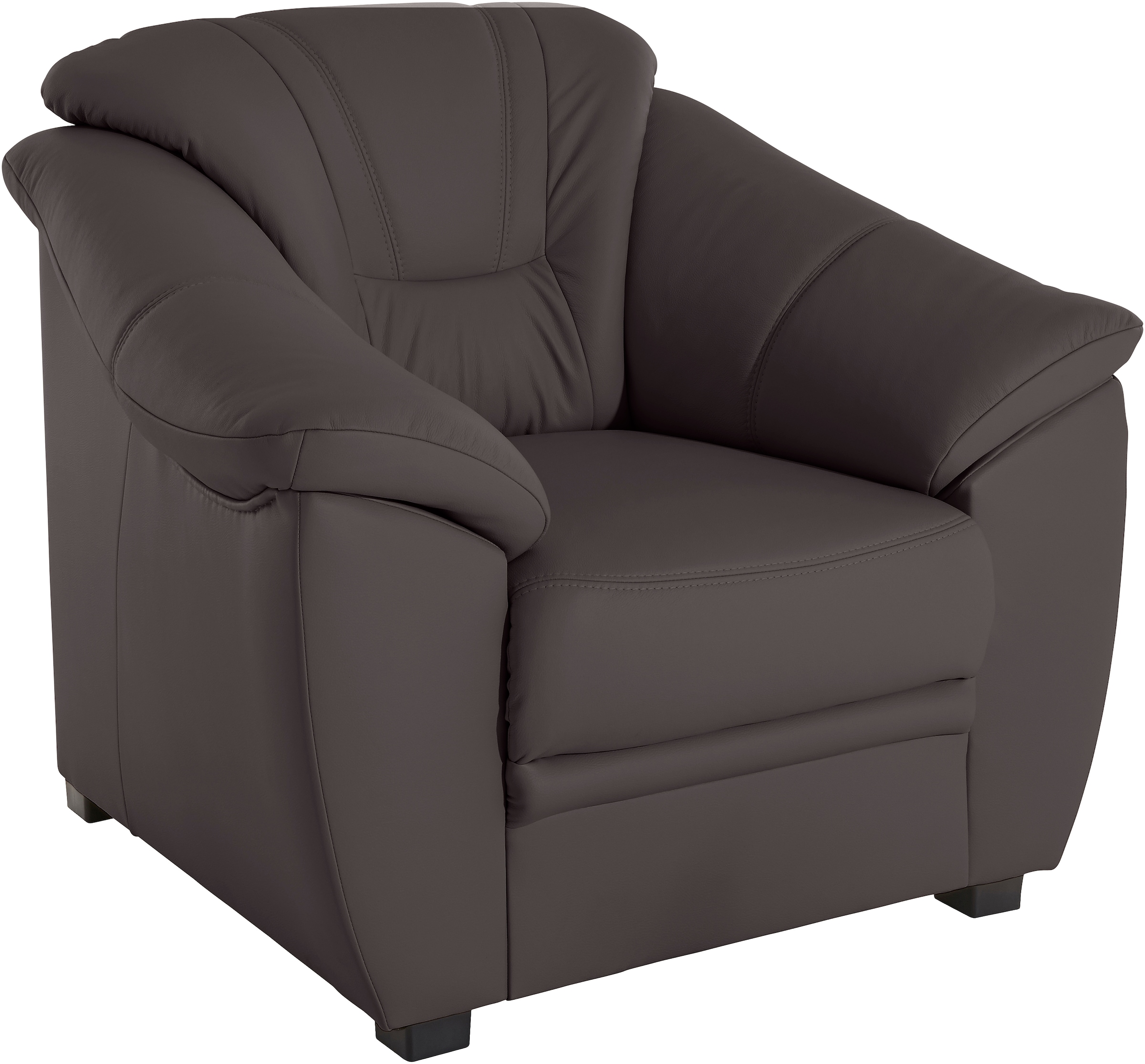 sit&more Sessel »Savona«, NaturLEDER®, inklusive komfortablem Federkern
