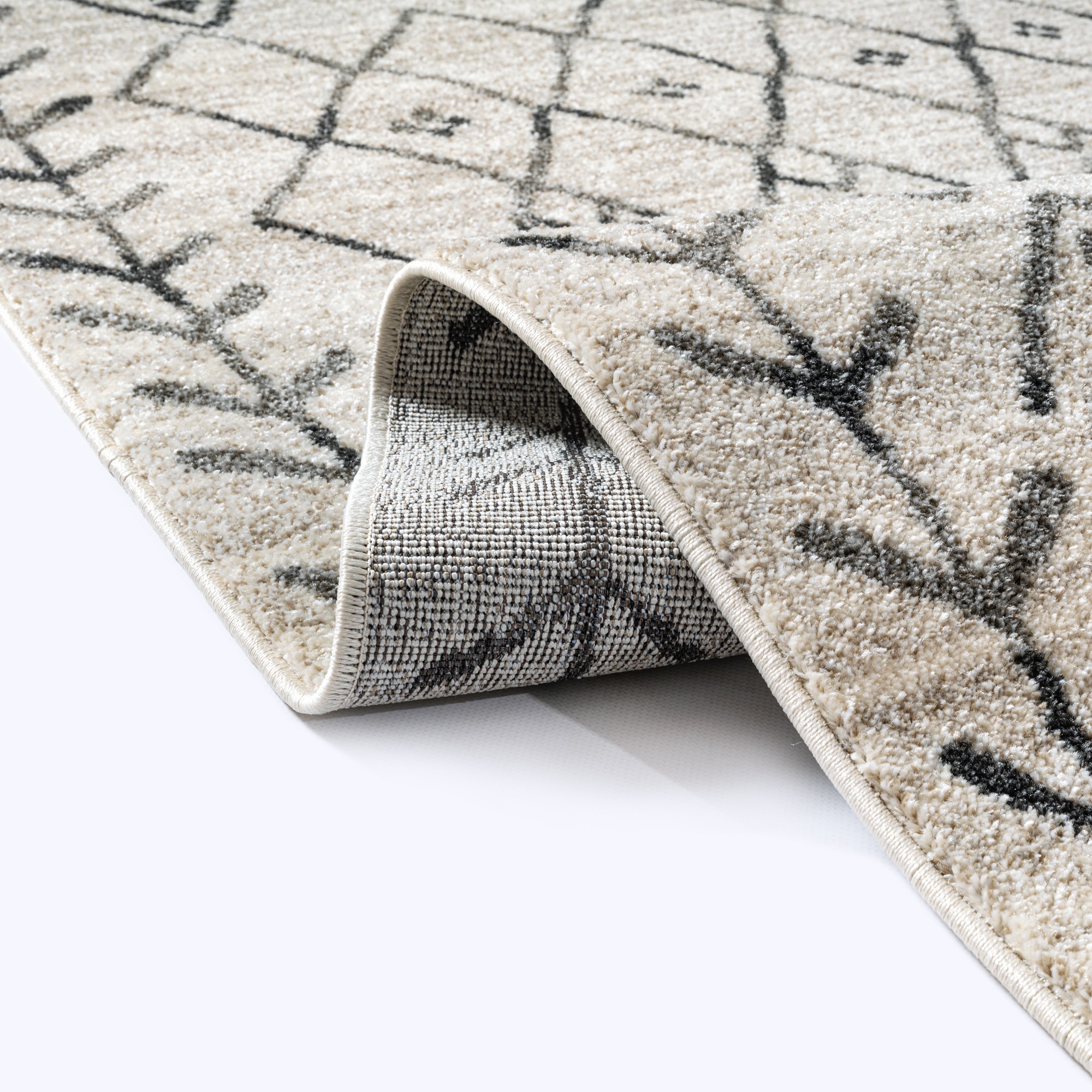 Sanat Teppich »Boho 8200« rechteckig 10 mm Höhe Kurzflor, robust, Boho, Scandic, für Fussbodenheizung geeignet