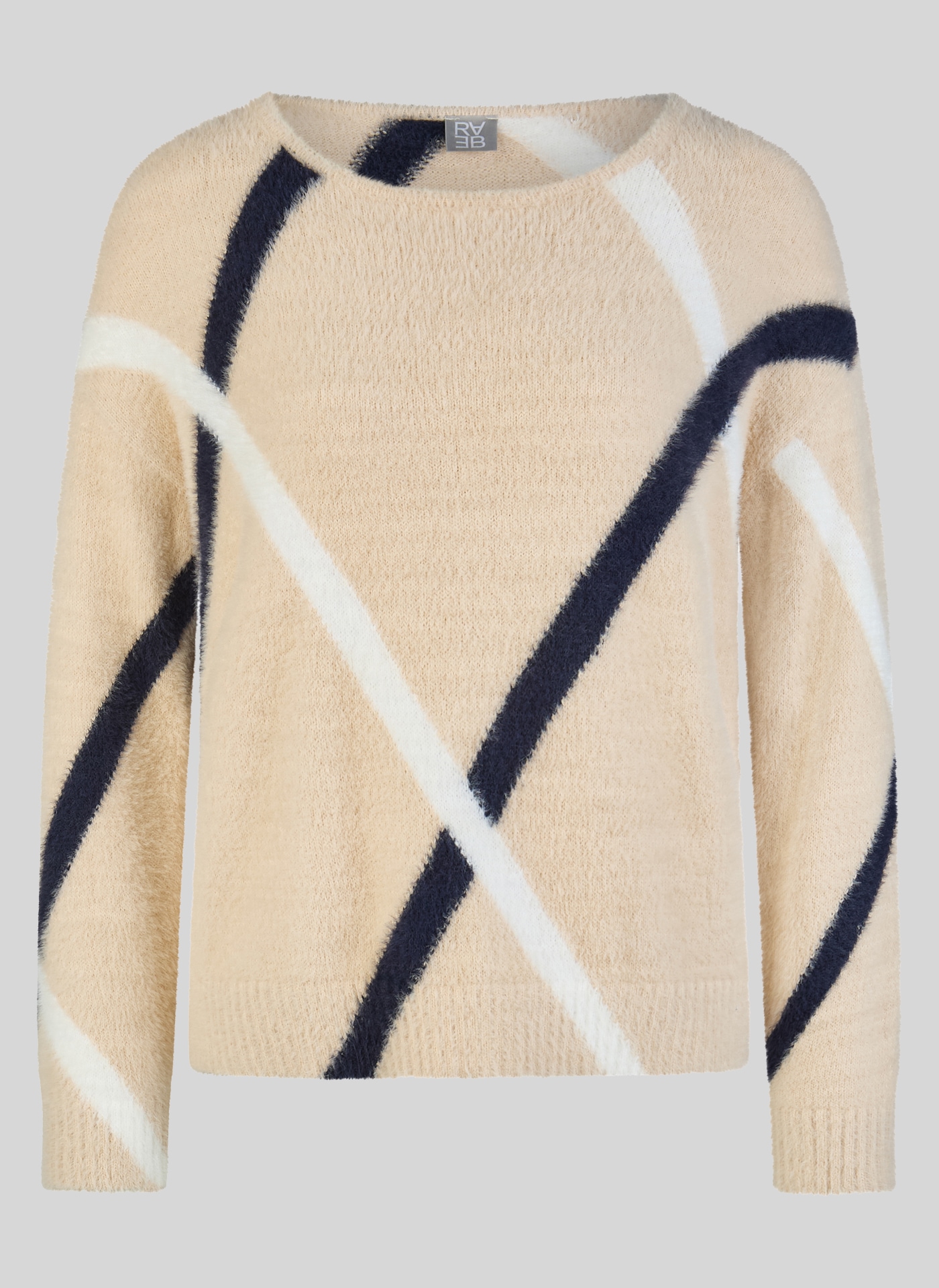Rabe Strickpullover mit grafischem Muster