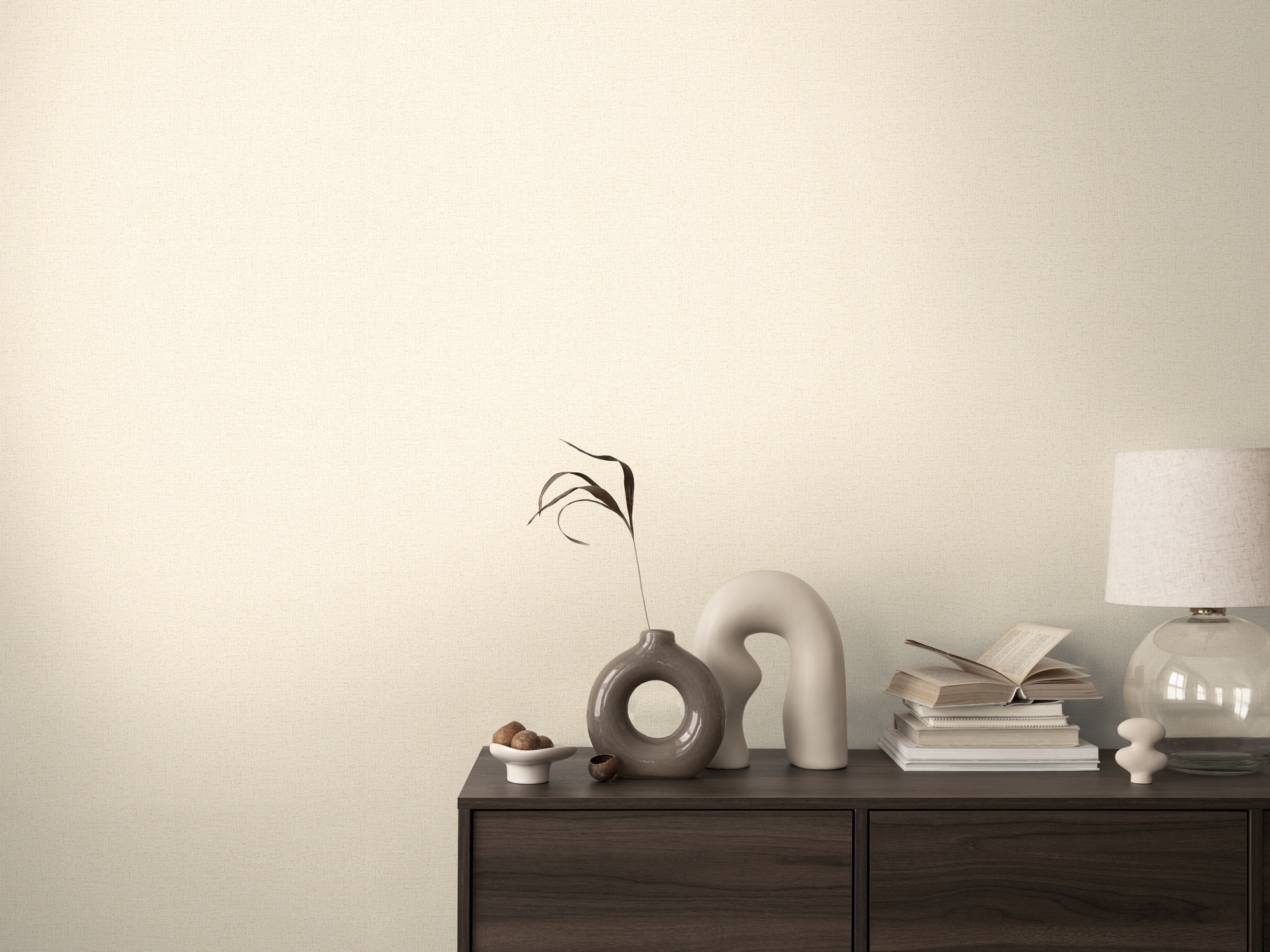 CosmoLiving by Cosmopolitan Vliestapete »Metallic Weave – Struktur-Unitapet günstig online kaufen