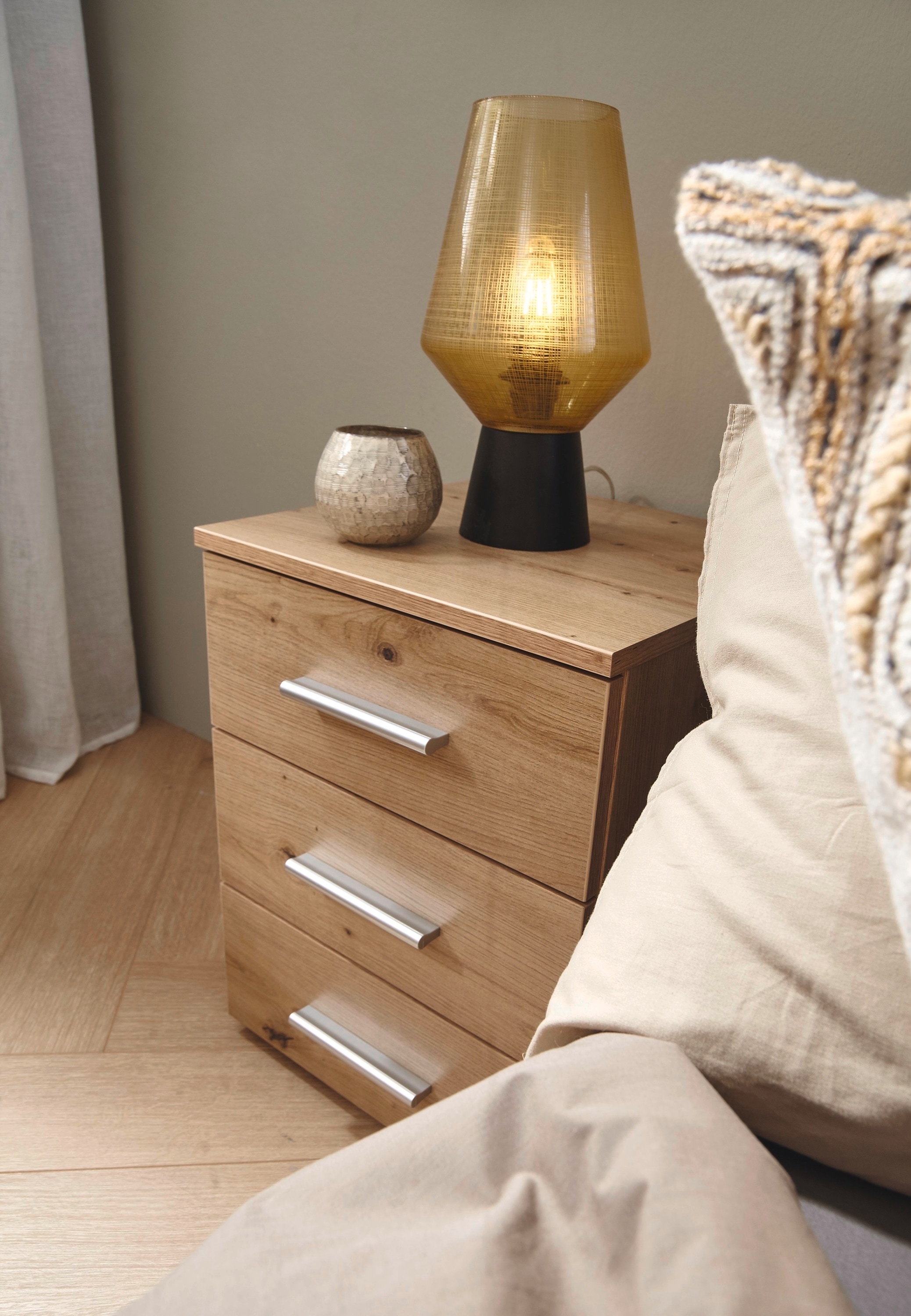 rauch Nachtkommode »Base«, (Set), 2er-Set, optional in moderner Hochglanz-Front