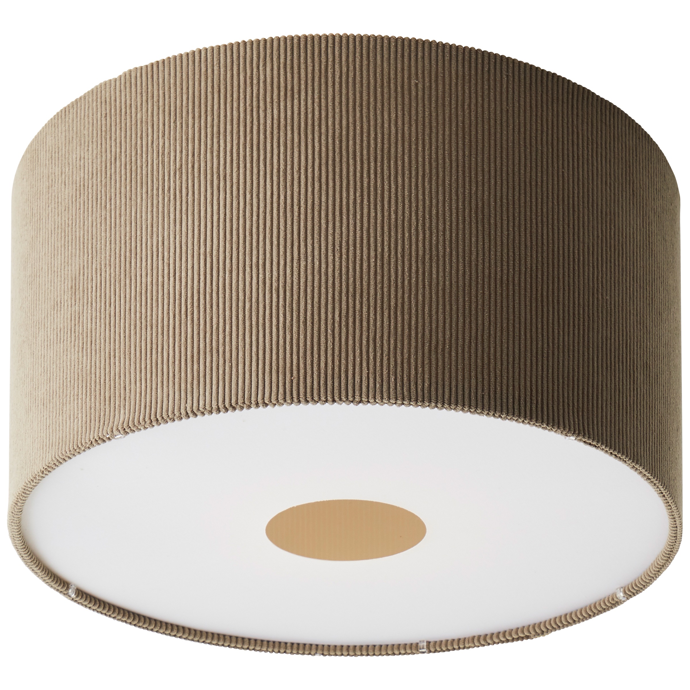 Brilliant Deckenleuchte »Tony«, 1 flammig, Leuchtmittel E27 | ohne Leuchtmittel, mit Cord-Lampenschirm, 23 x 45 cm, E27, Textil, grau