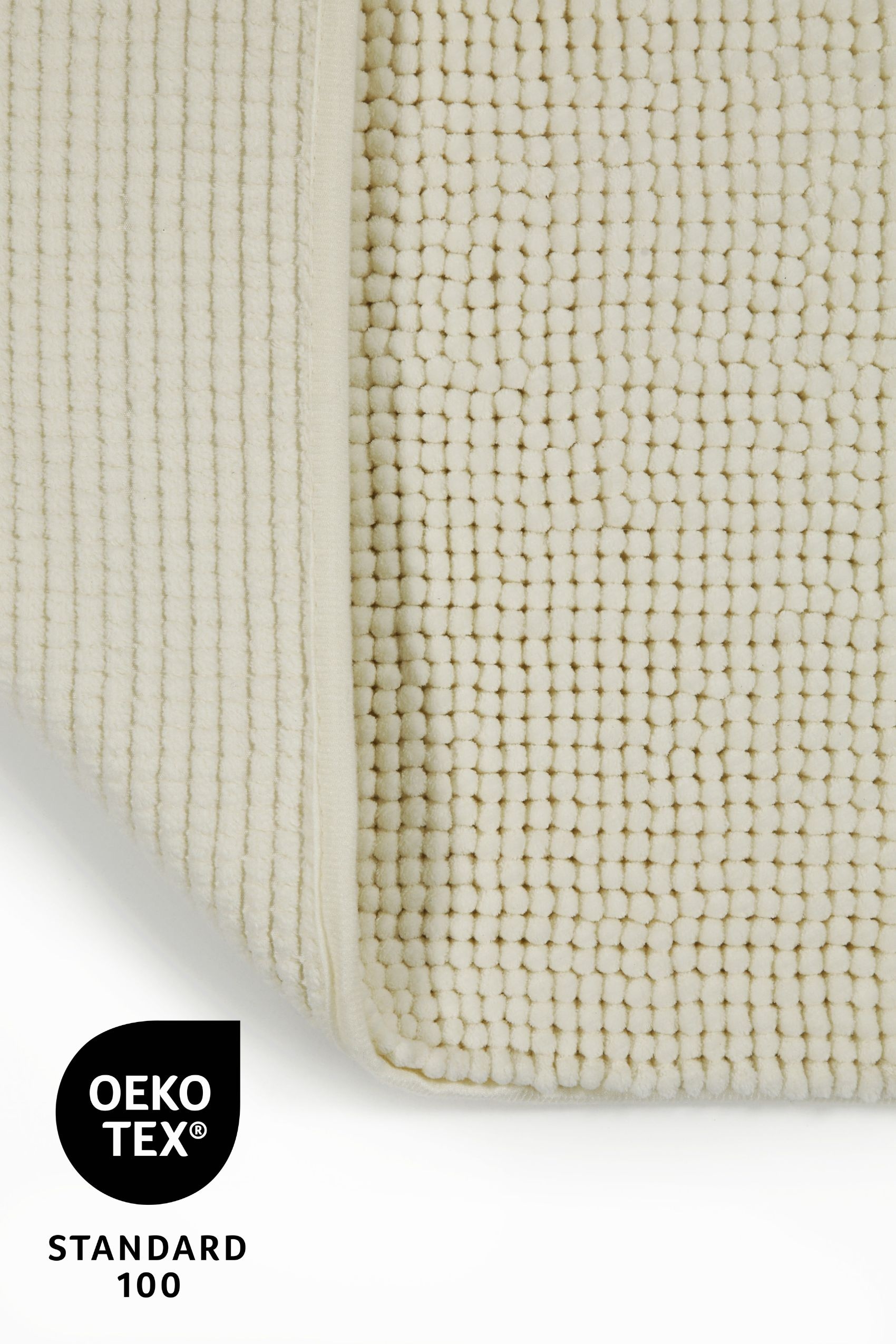my home Badematte »Kaelan«, rutschhemmend beschichtet, fußbodenheizungsgeeignet, Badvorleger, Badteppich aus weicher Chenille, pastell Farben