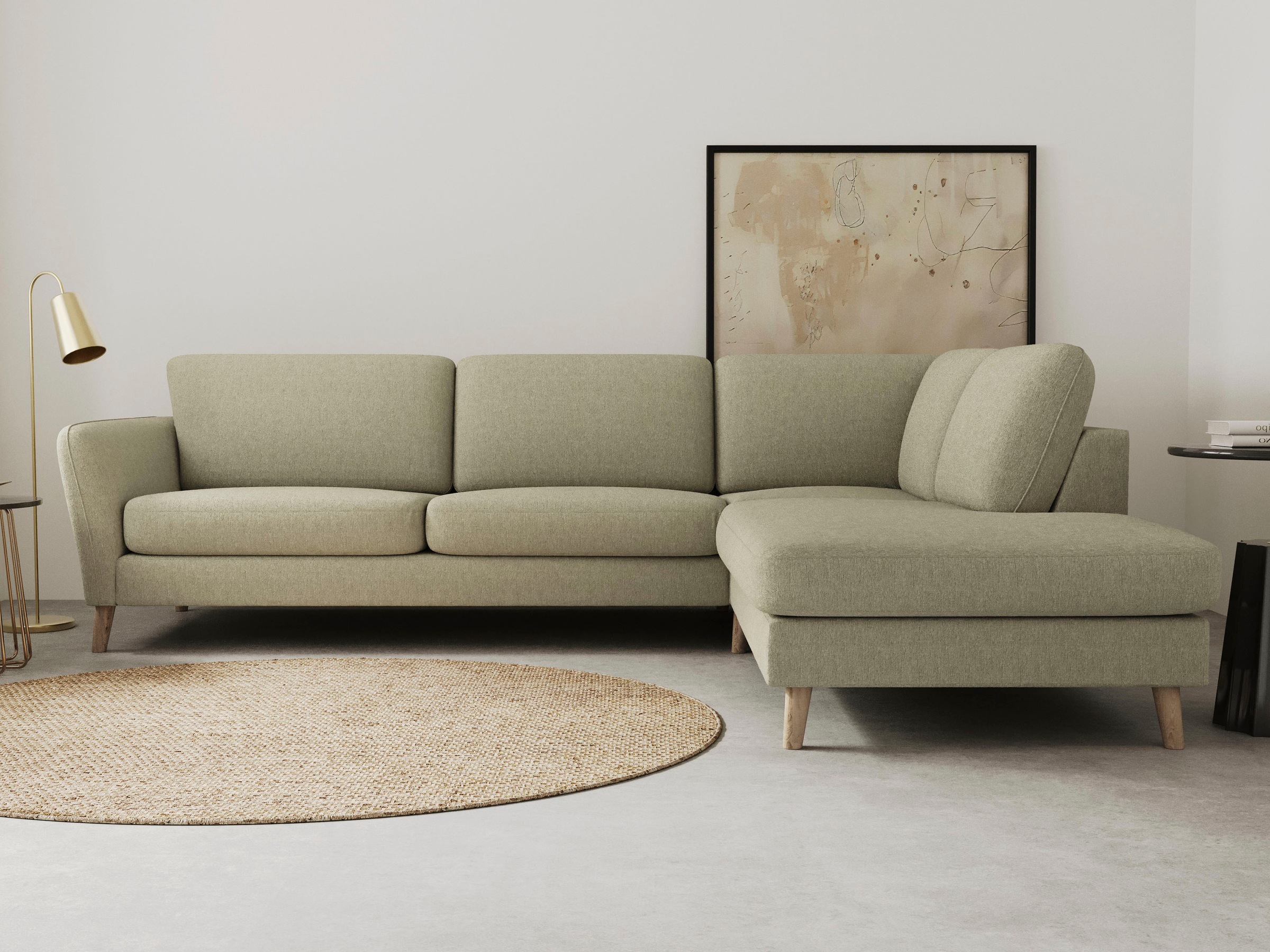 Home affaire Ecksofa »MARSEILLE 278/202 cm, L-Form, Ottom. rechts/links, ve günstig online kaufen