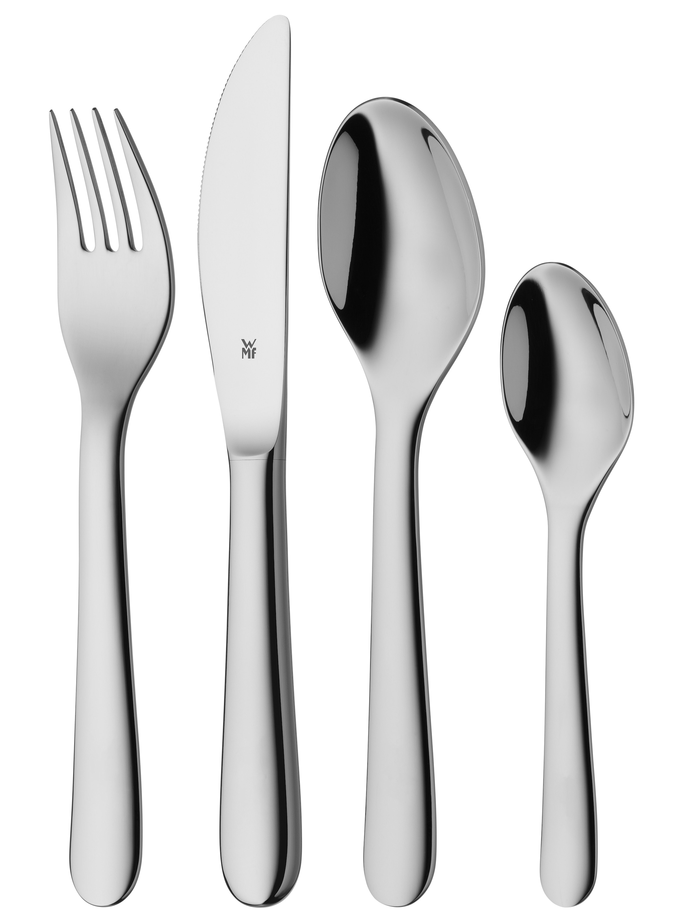 WMF Kinderbesteck »Gravur«, (Set, 4 tlg.), ab 3 Jahren, hygienisch, säurefest