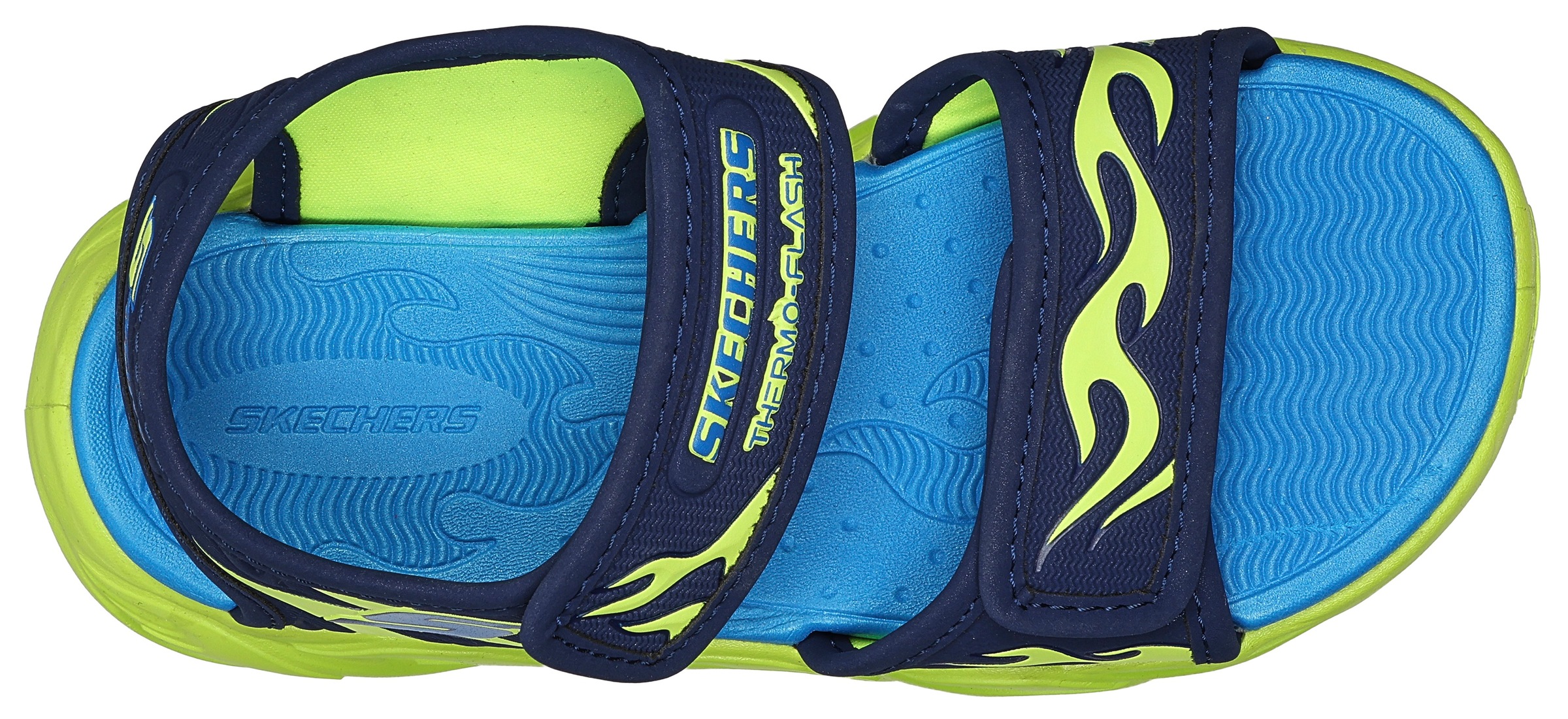 Skechers Sandale »THERMO-SPLASH-HEAT TIDE«, Sommerschuh, Klettschuh, Sandalette, mit cooler Blinkfunktion