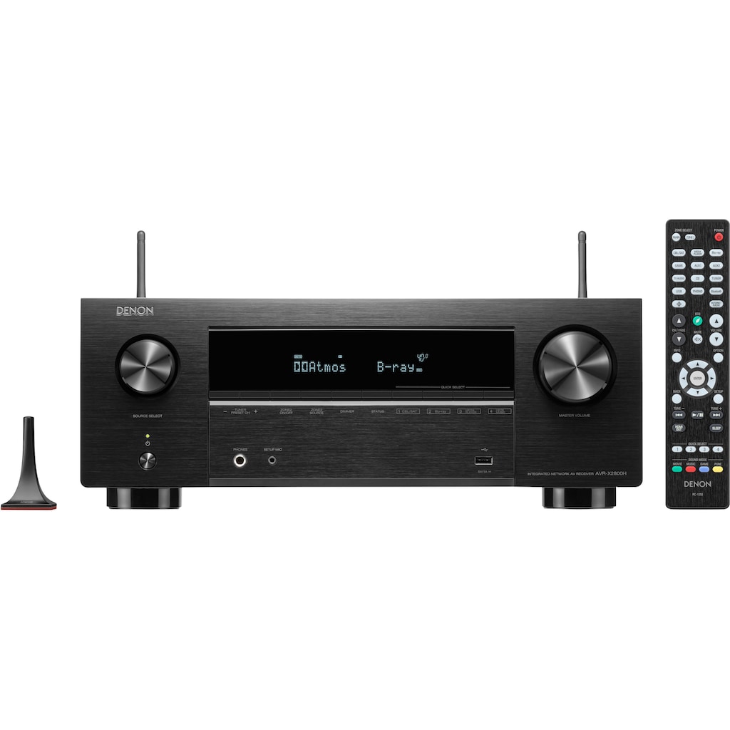 Denon AV-Receiver »AVR-X2800H«, 7.2, (LAN (Ethernet)-Bluetooth-WLAN Sprachsteuerung)