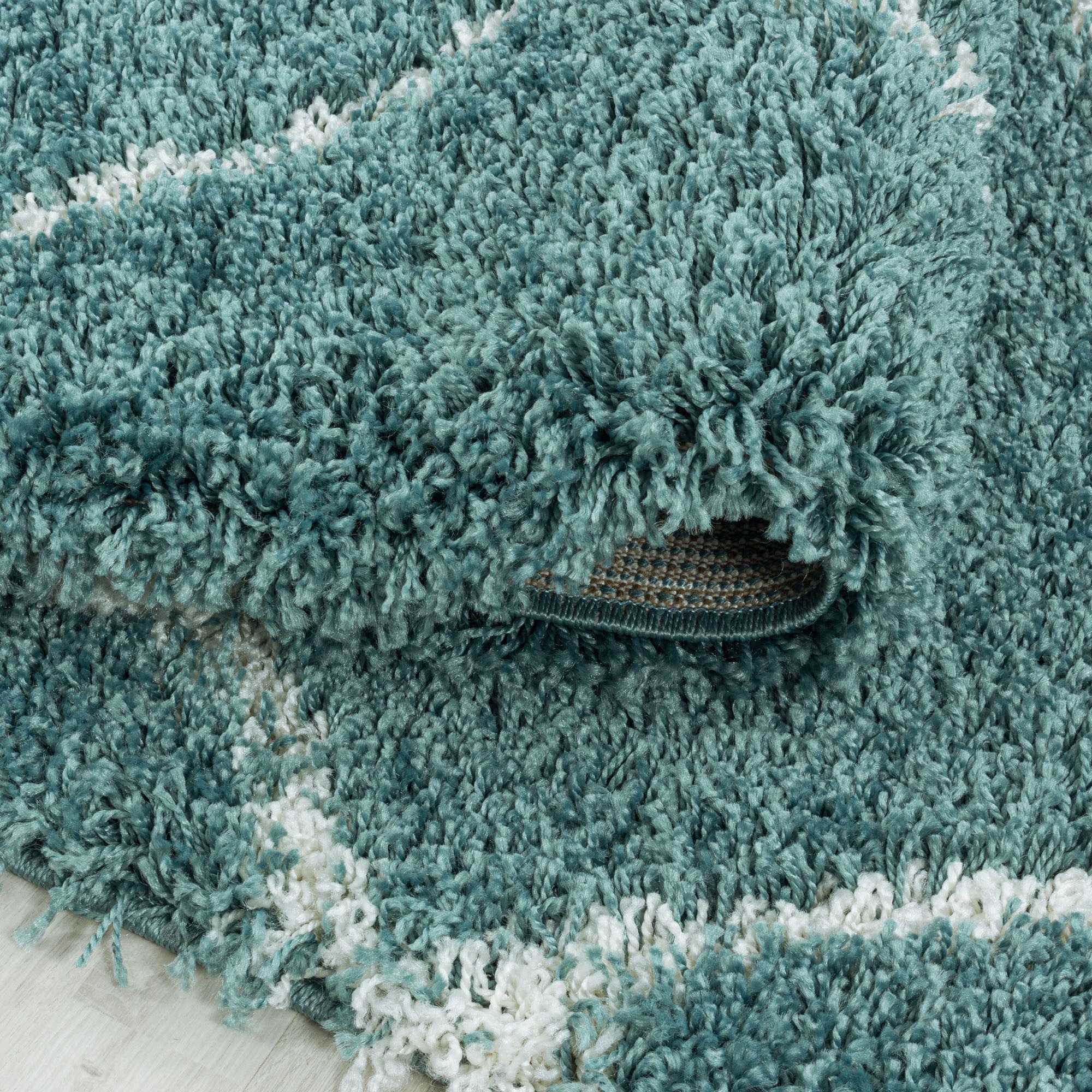 Ayyildiz Teppiche Hochflor-Teppich »ALVOR 3401«, rund, 50 mm Höhe, Shaggy, günstig online kaufen