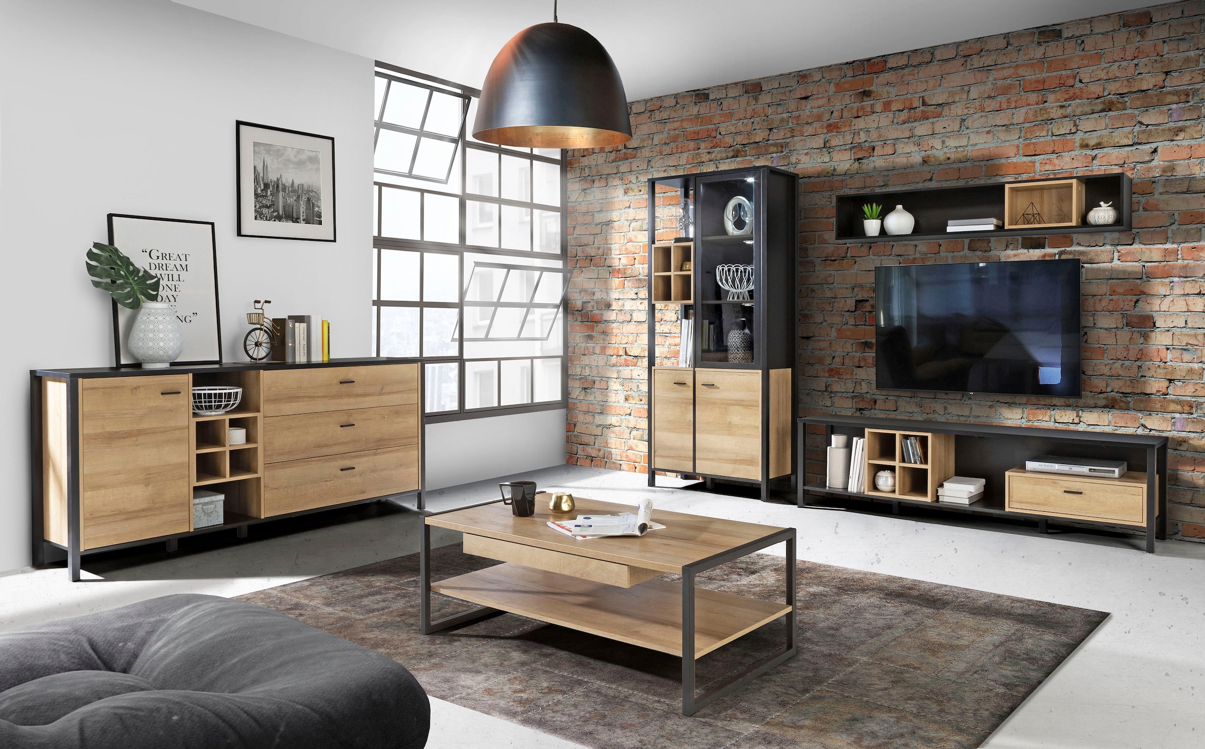 FORTE Couchtisch »High Rock«, Breite ca. 111 cm
