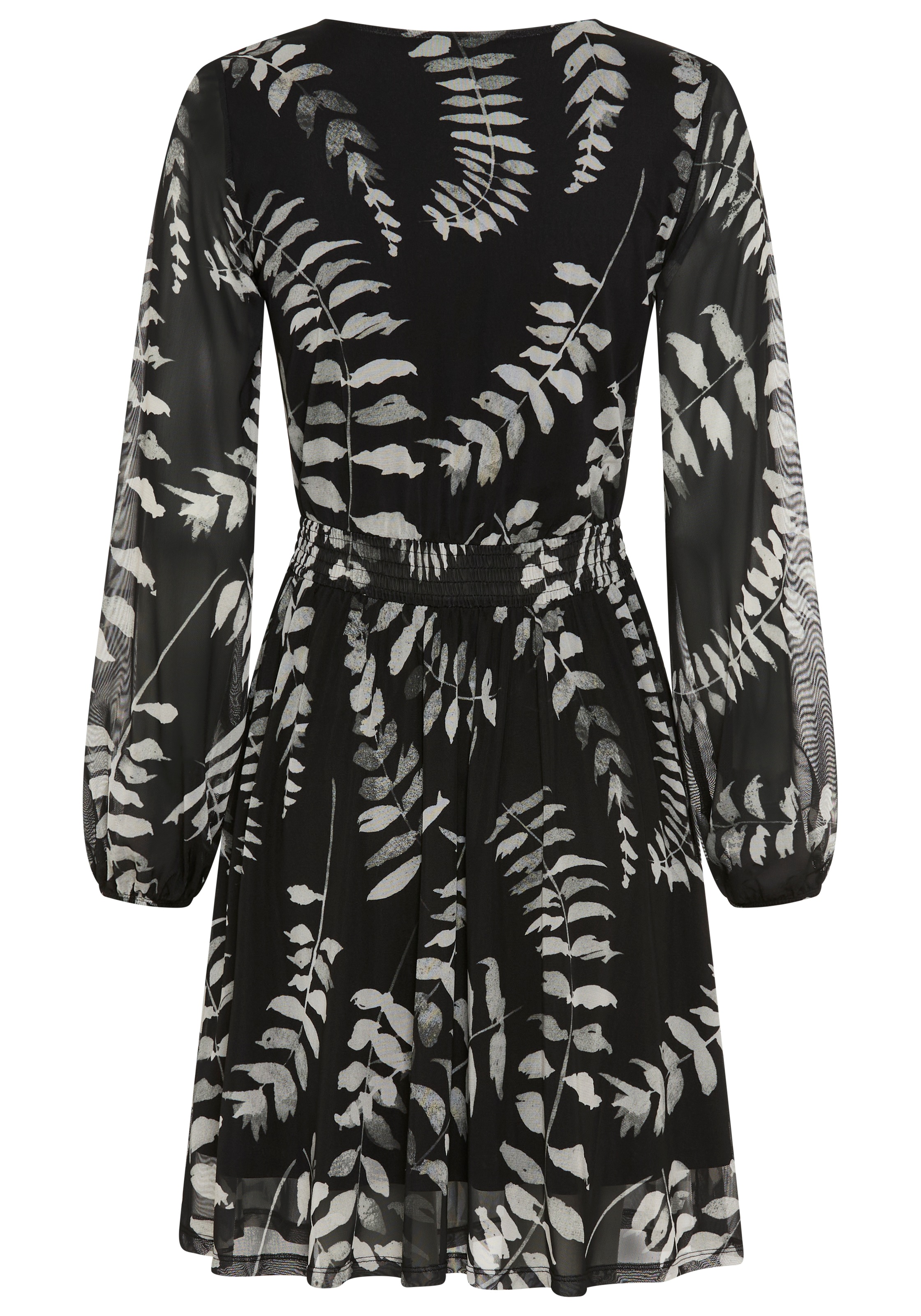 Laura Scott Meshkleid Meshkleid, elastisches Material, taillierte Passform, elastischer Bund
